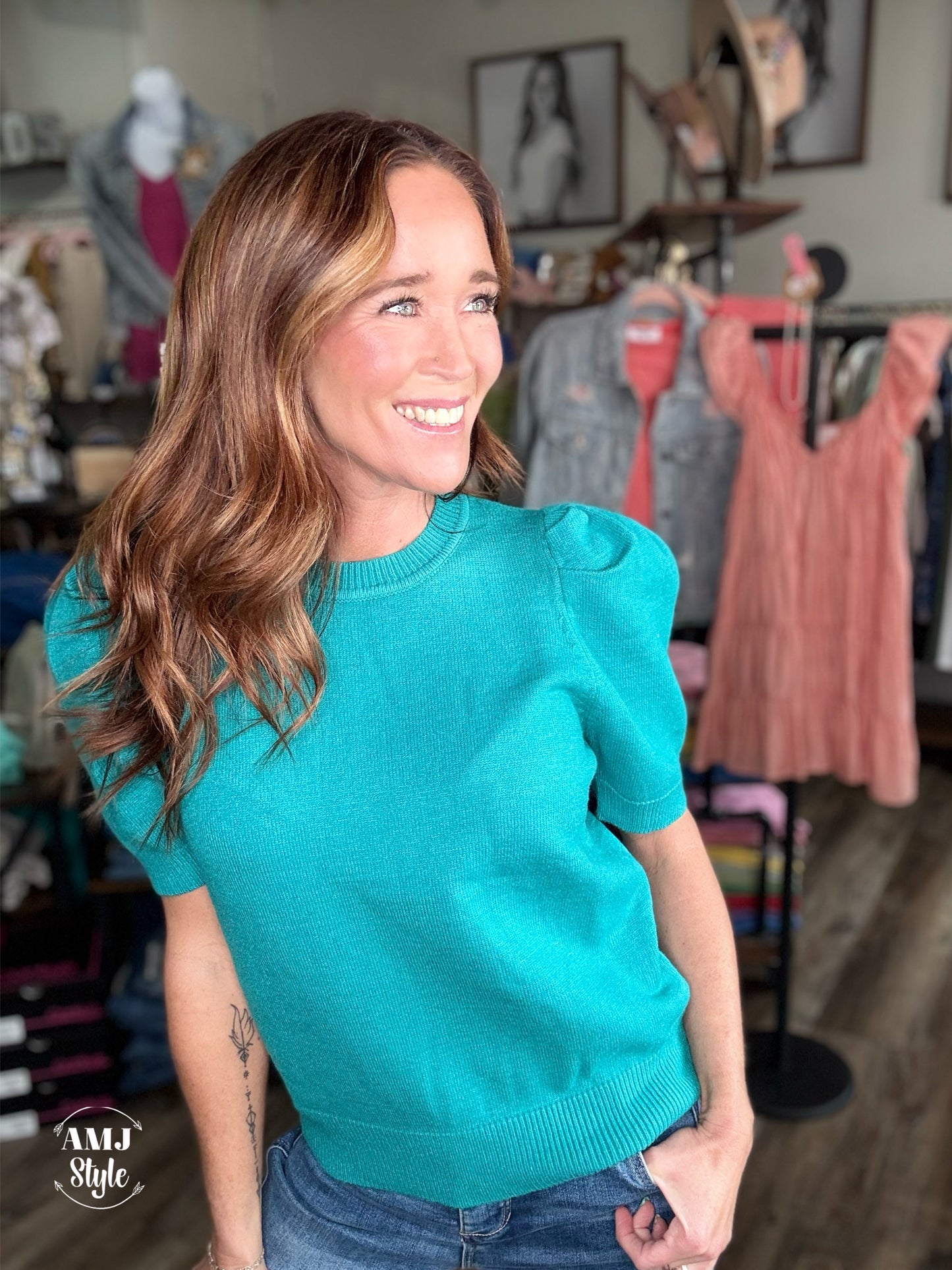 Emerald Muse Sweater Top