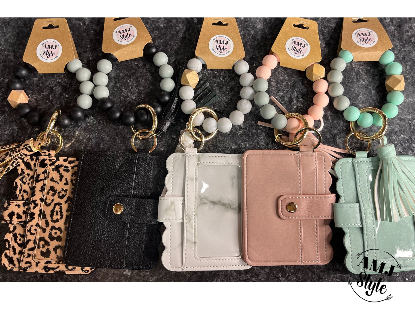 Bangle Keychain Card Holder