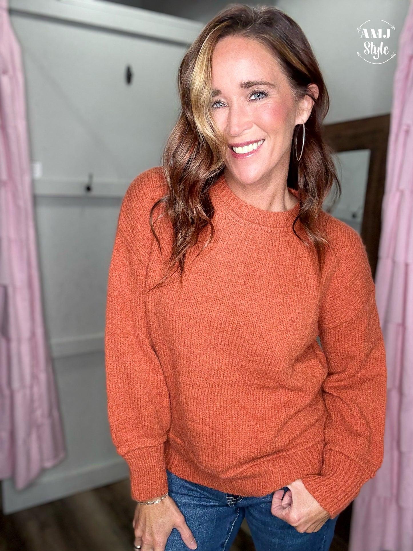 Orange Spice Sweater