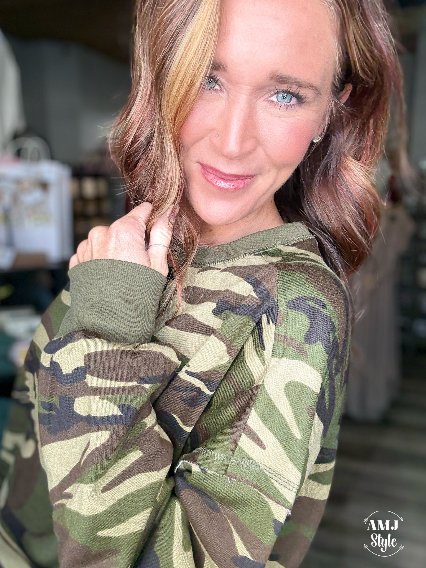 Casual Camo Pullover