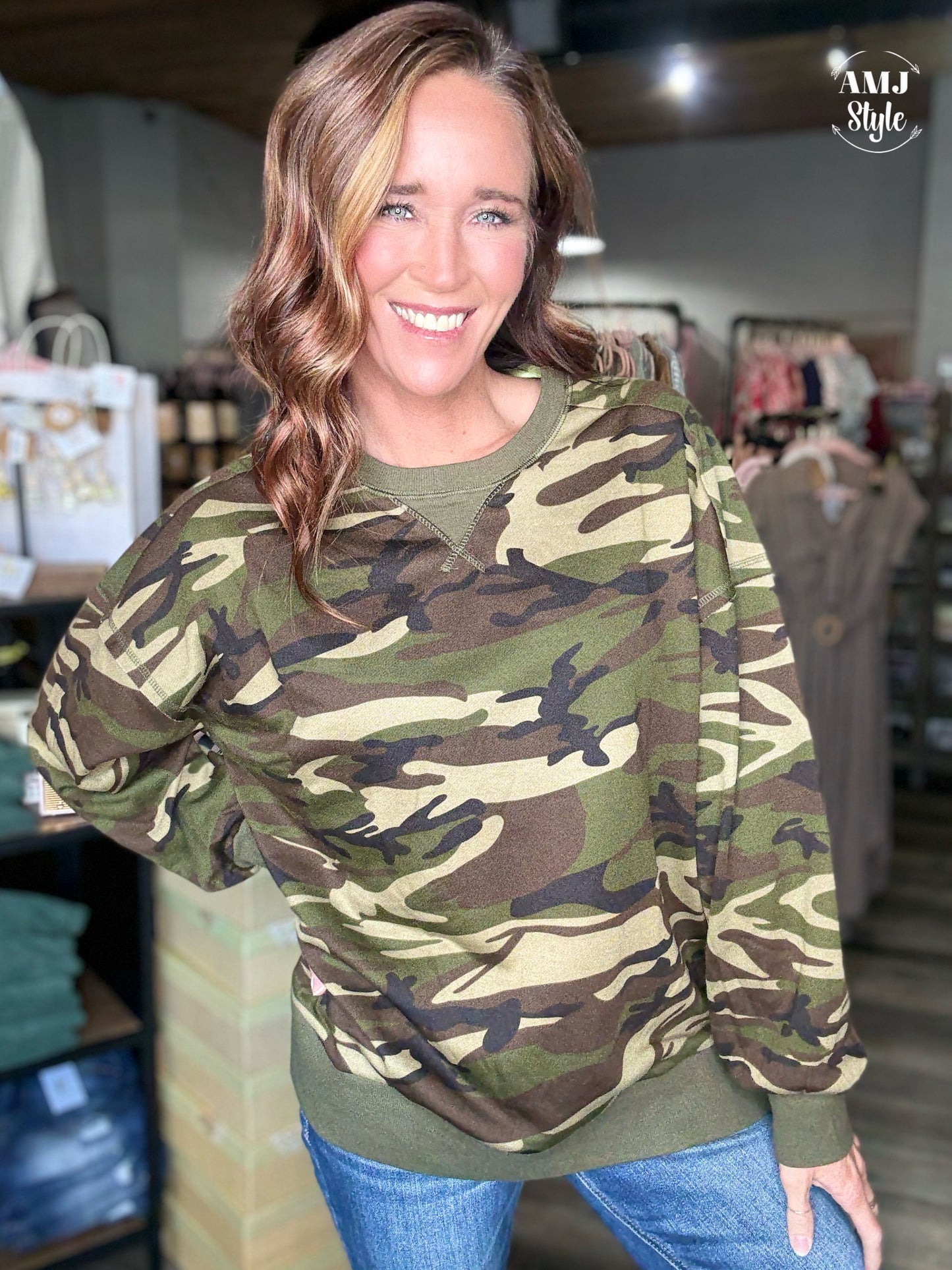 Casual Camo Pullover