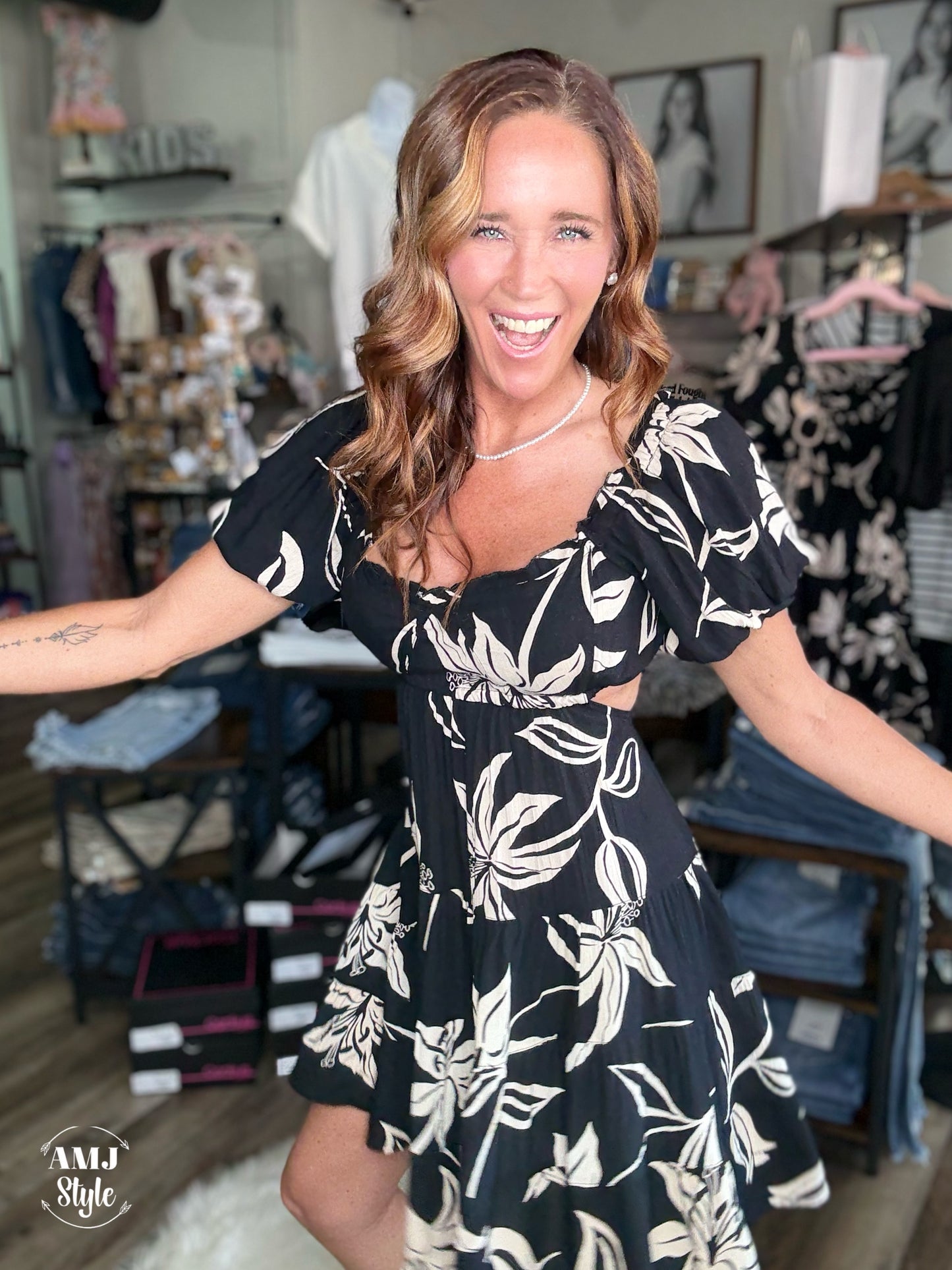 Midnight Bahama Twirl Dress