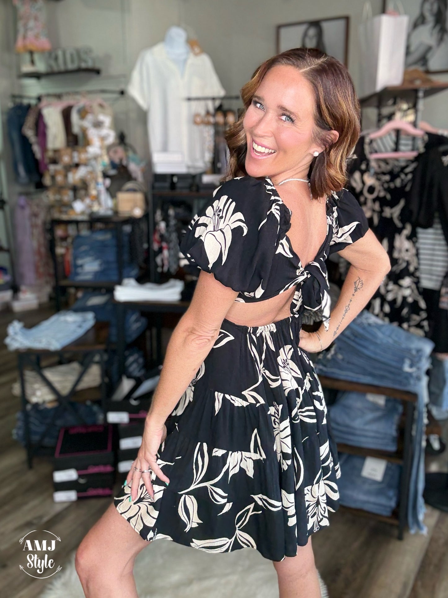 Midnight Bahama Twirl Dress