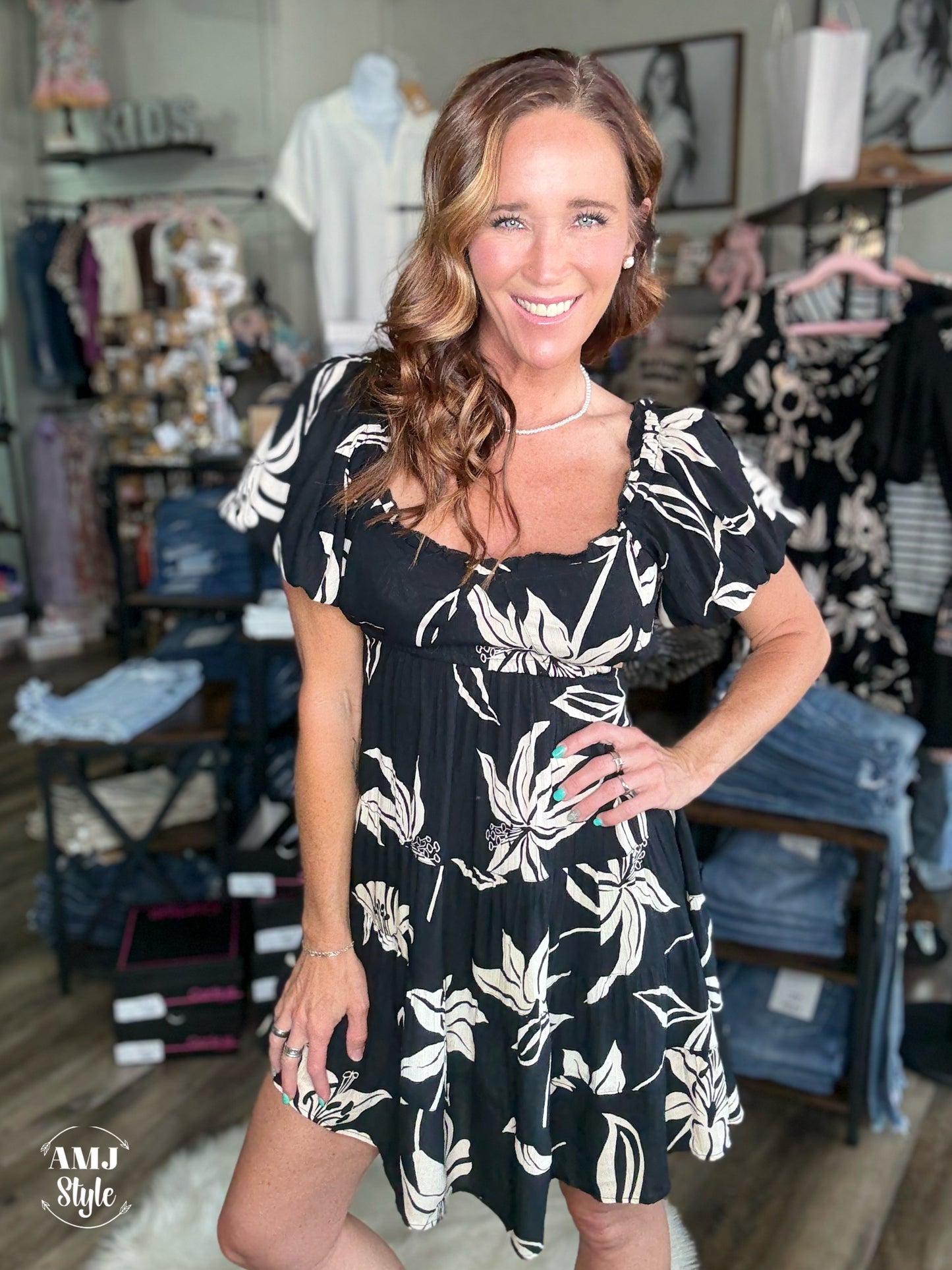 Midnight Bahama Twirl Dress
