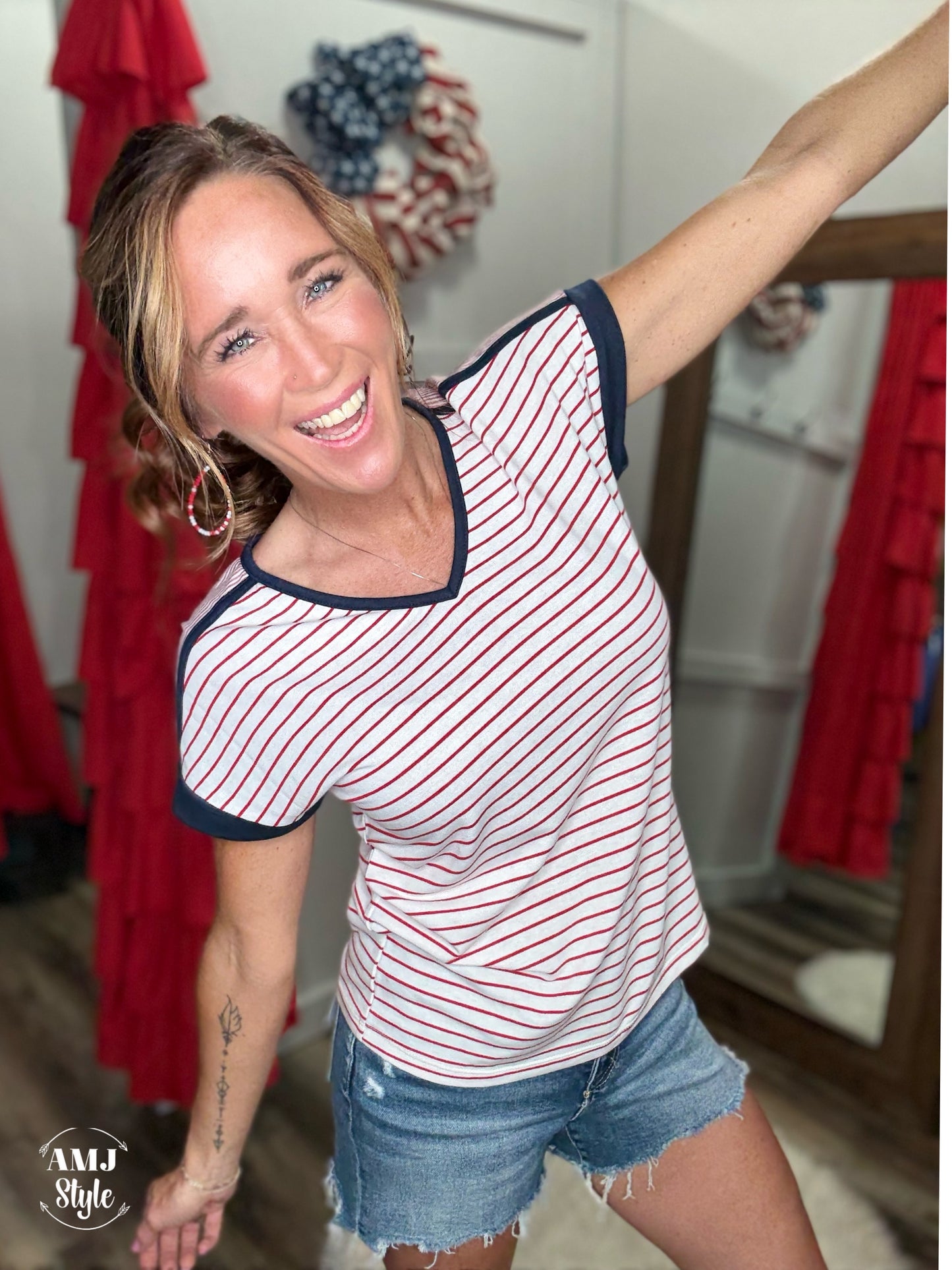 Unity Striped Top