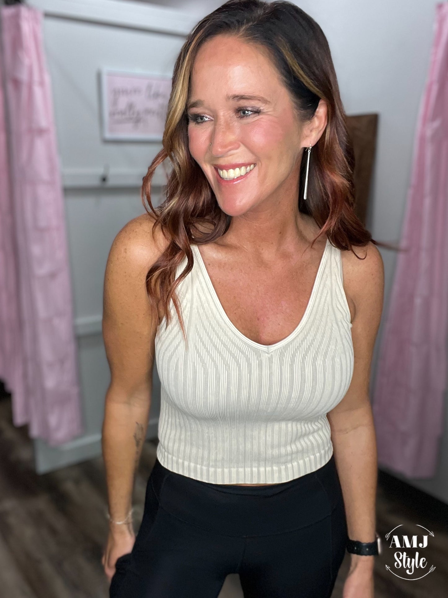Vintage Polly Ribbed Tank