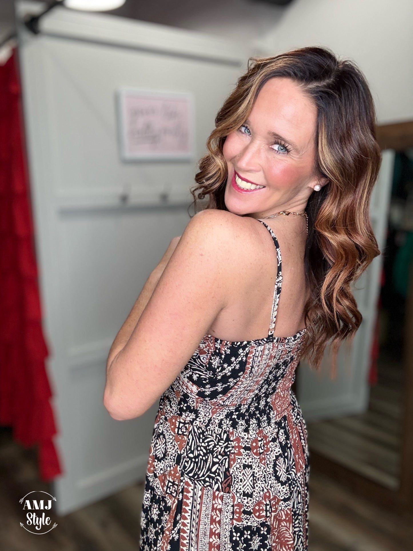 Twist Front Maxi Dress