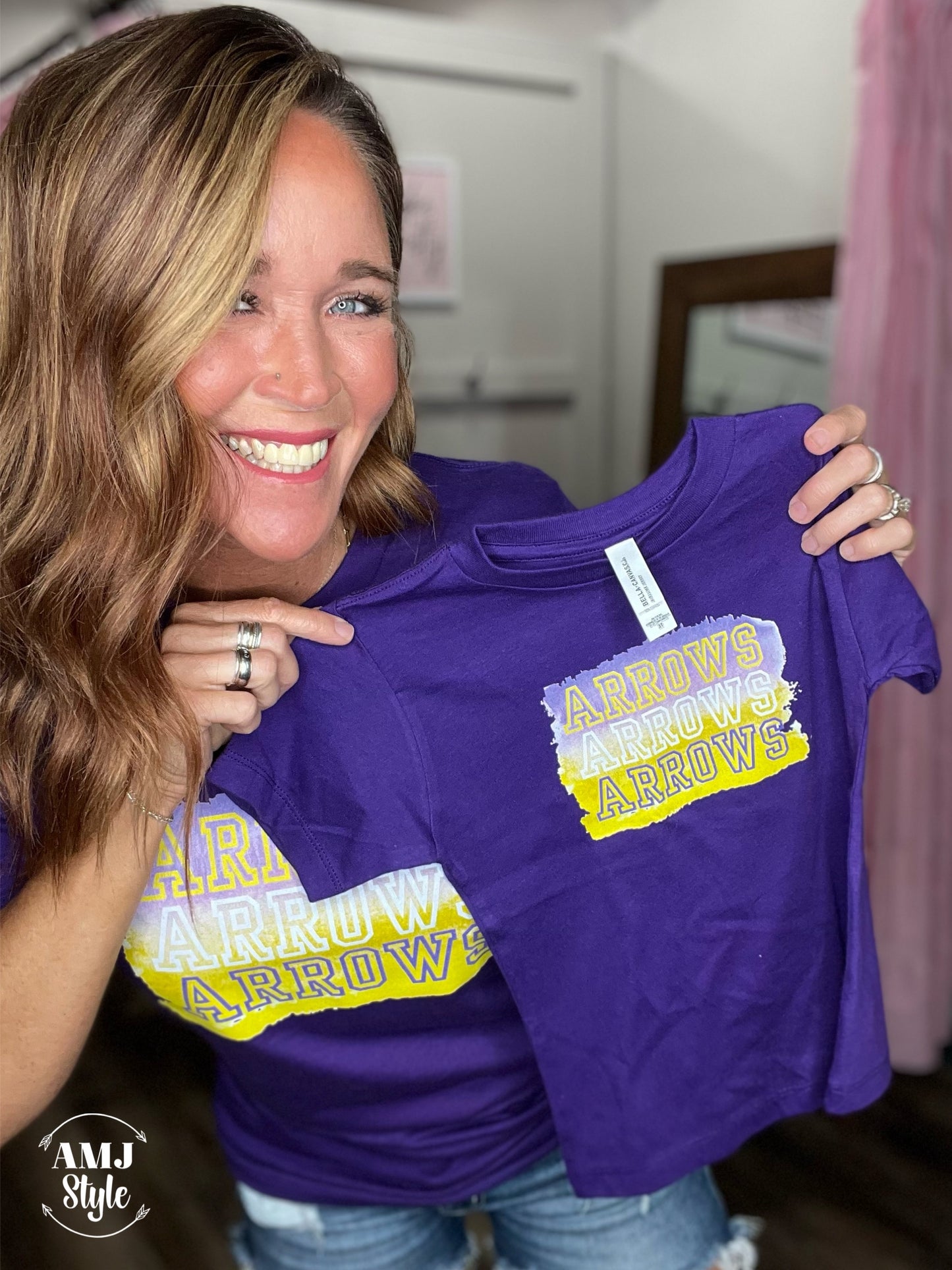 Ombre Arrow Tee - Adult & Kiddo