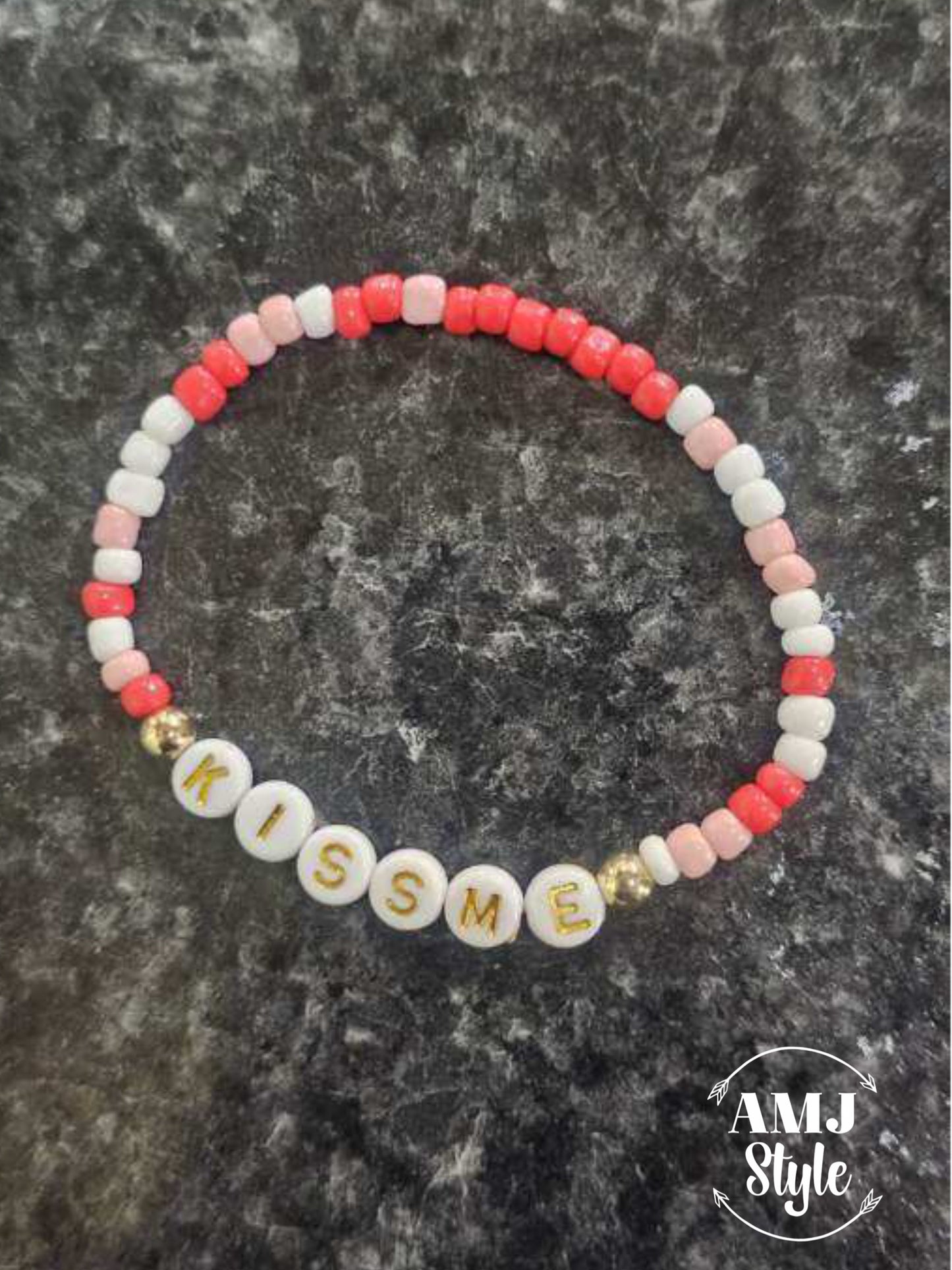 Valentines Bead Bracelets