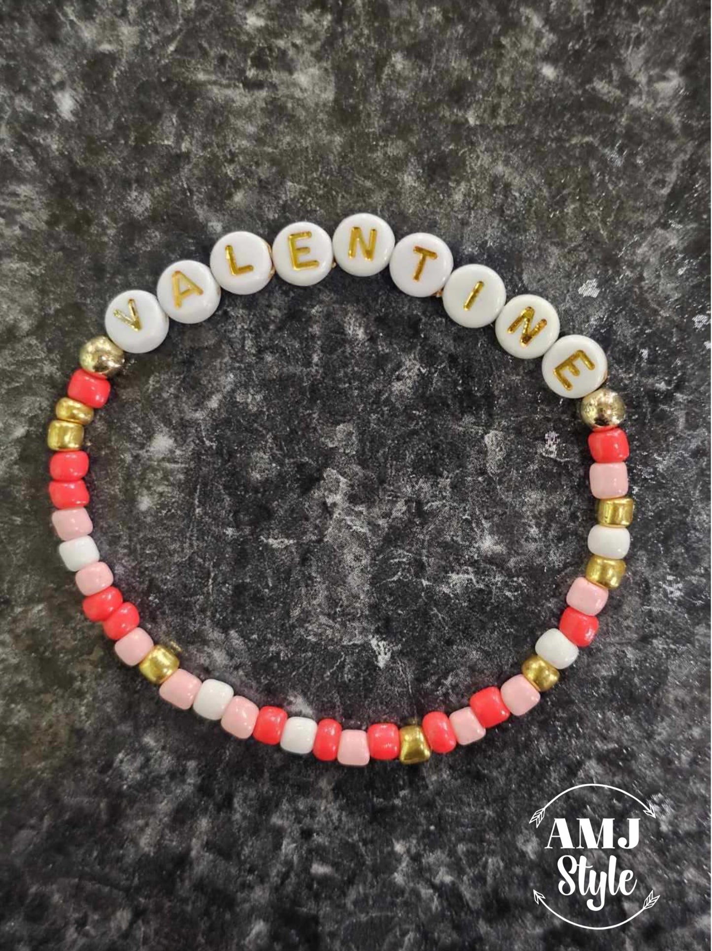 Valentines Bead Bracelets
