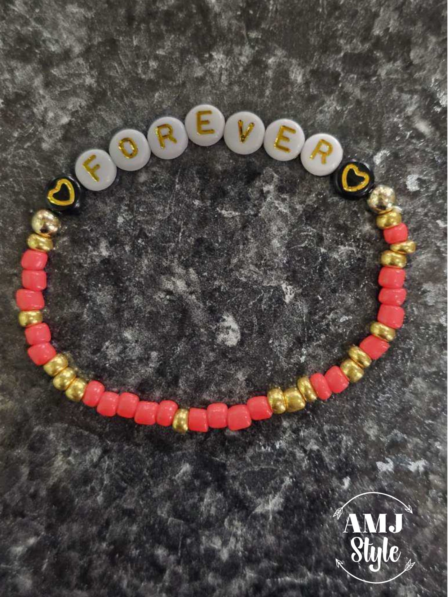 Valentines Bead Bracelets