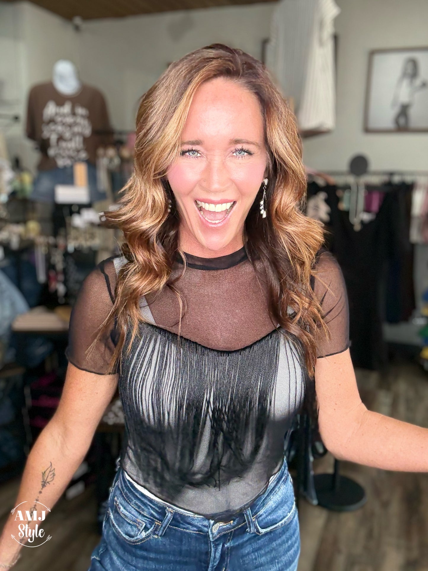 Emmy Lou Fringe Top