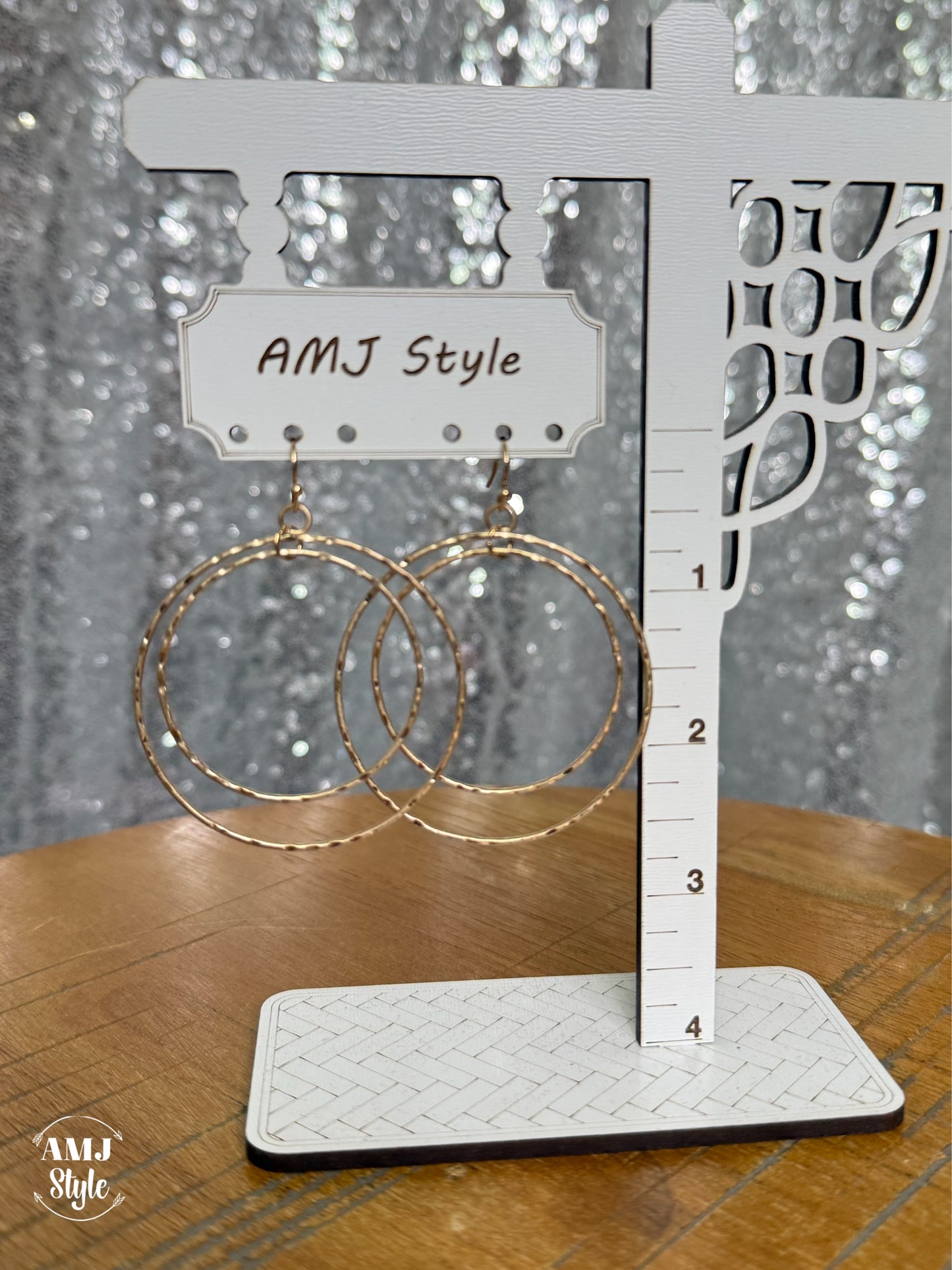 Classic Double Circle Earrings