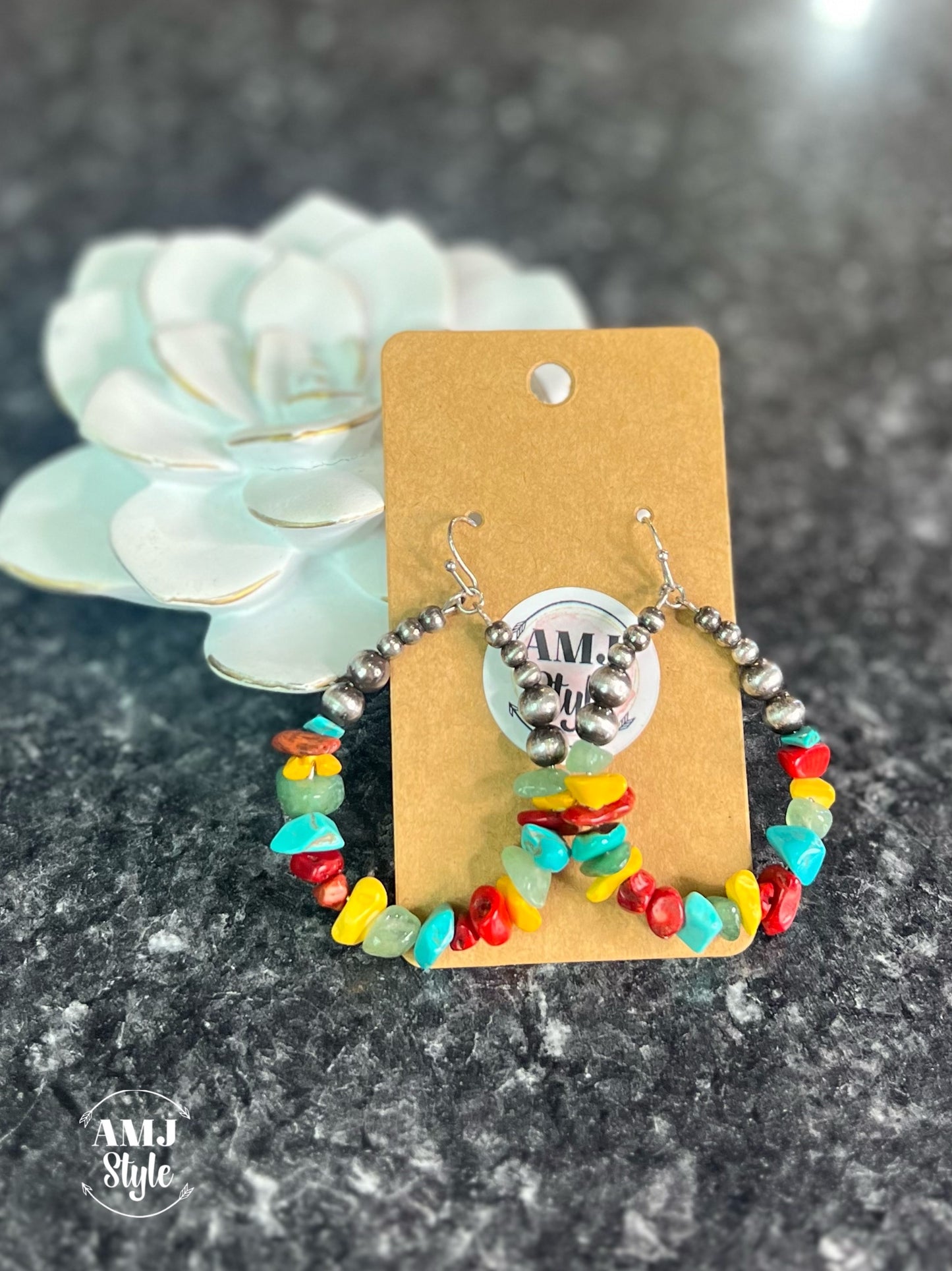 Josie Bead Dangle Earrings