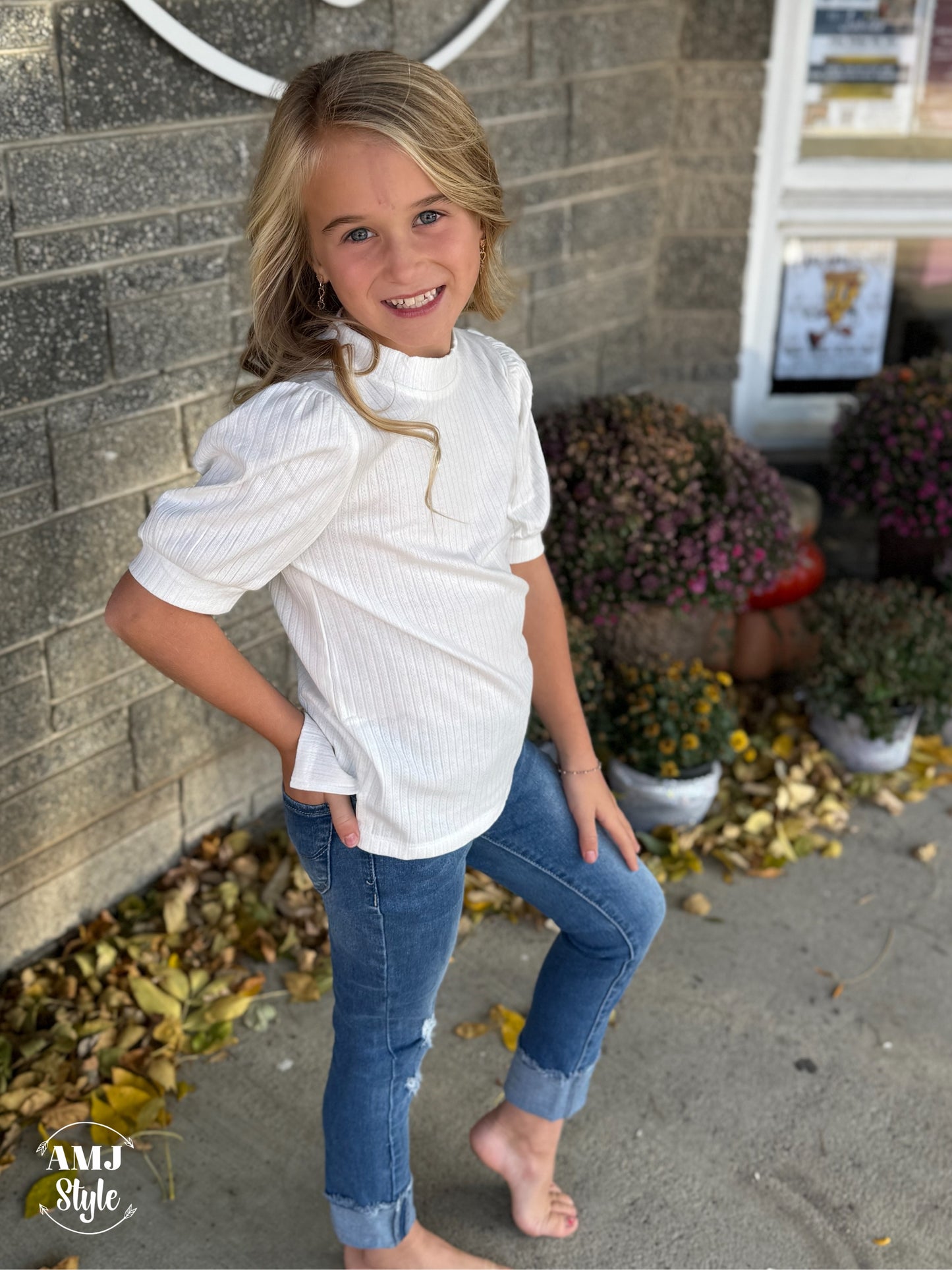 Lina Ivory Kiddo Top