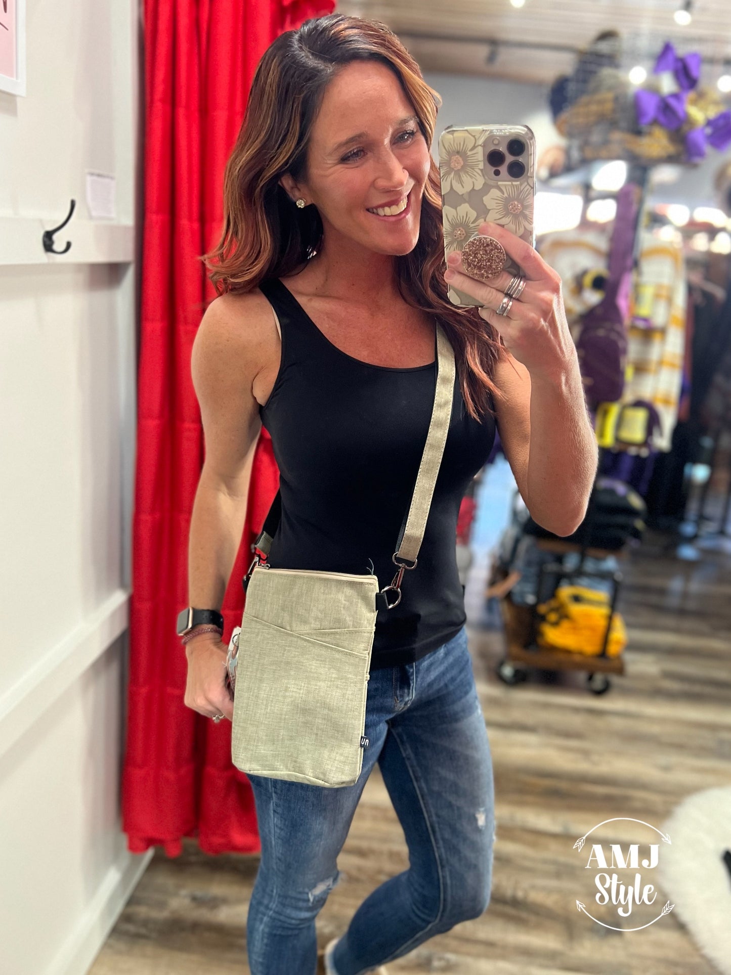 Nupouch Anti-theft 3 Zipper Crossbody