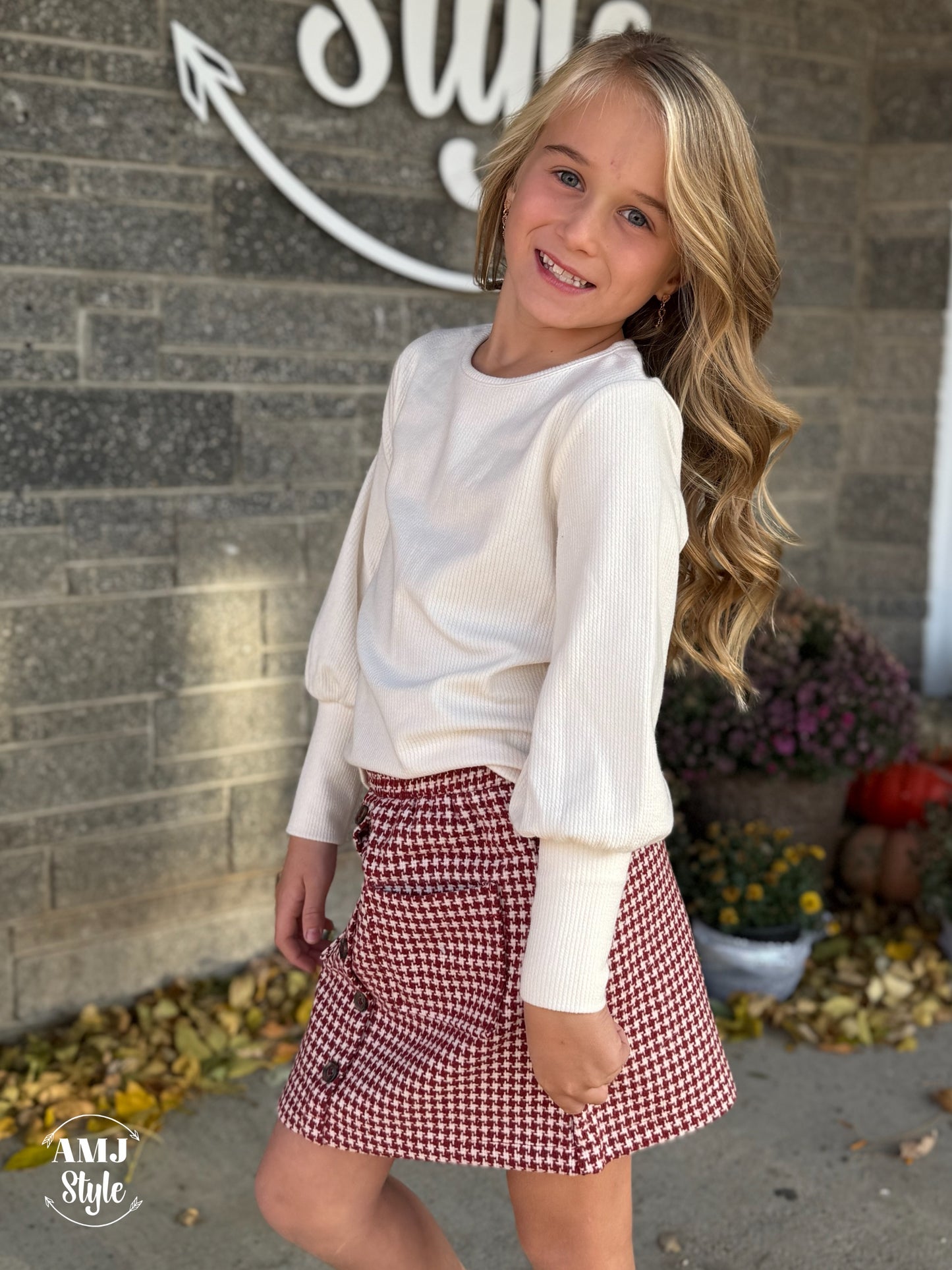 Cutsey Kiddo Cuffed Top