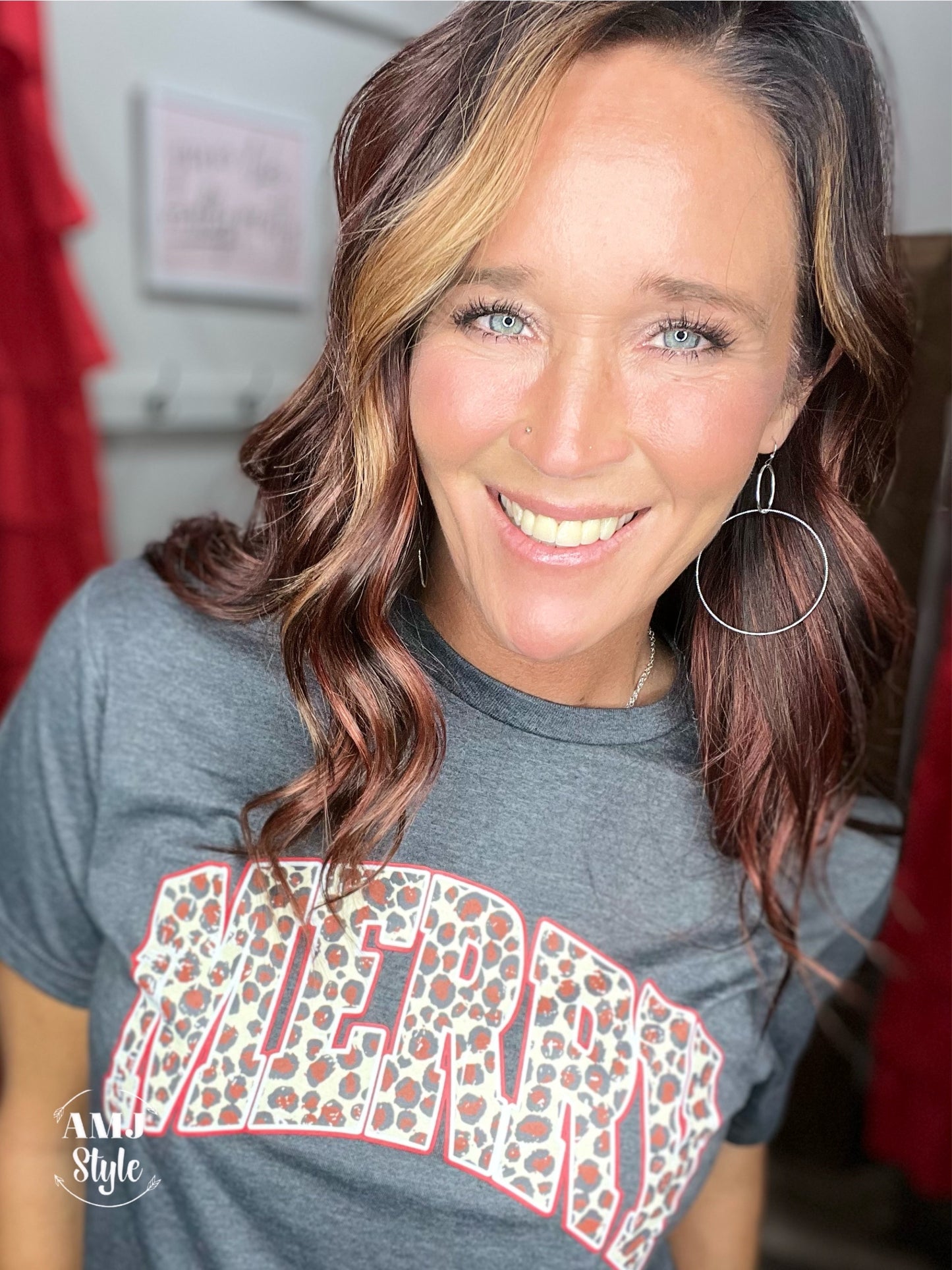 Leopard Pop Merry Tee
