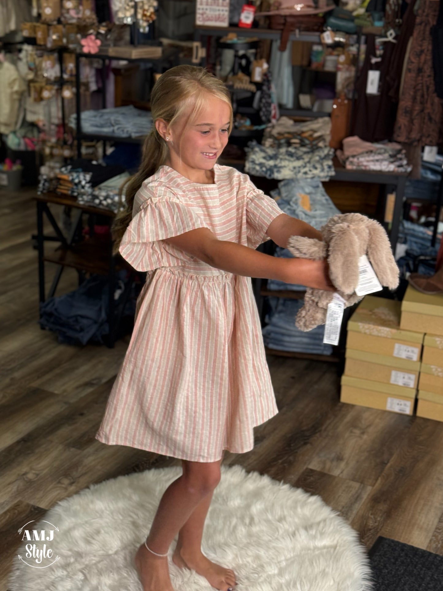 Harriet Kiddo Dress - Mauve