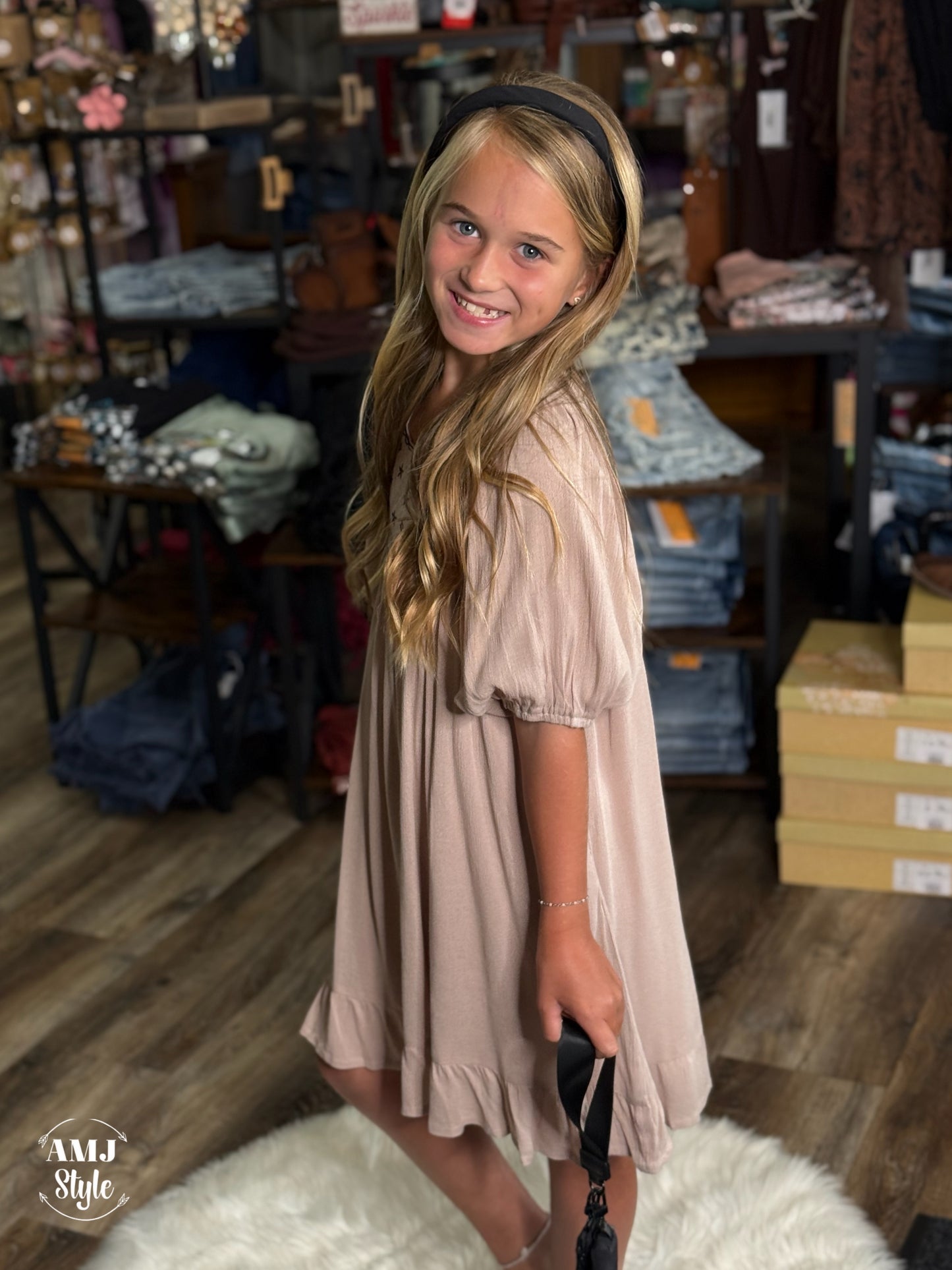 Asher Balloon Kiddo Dress