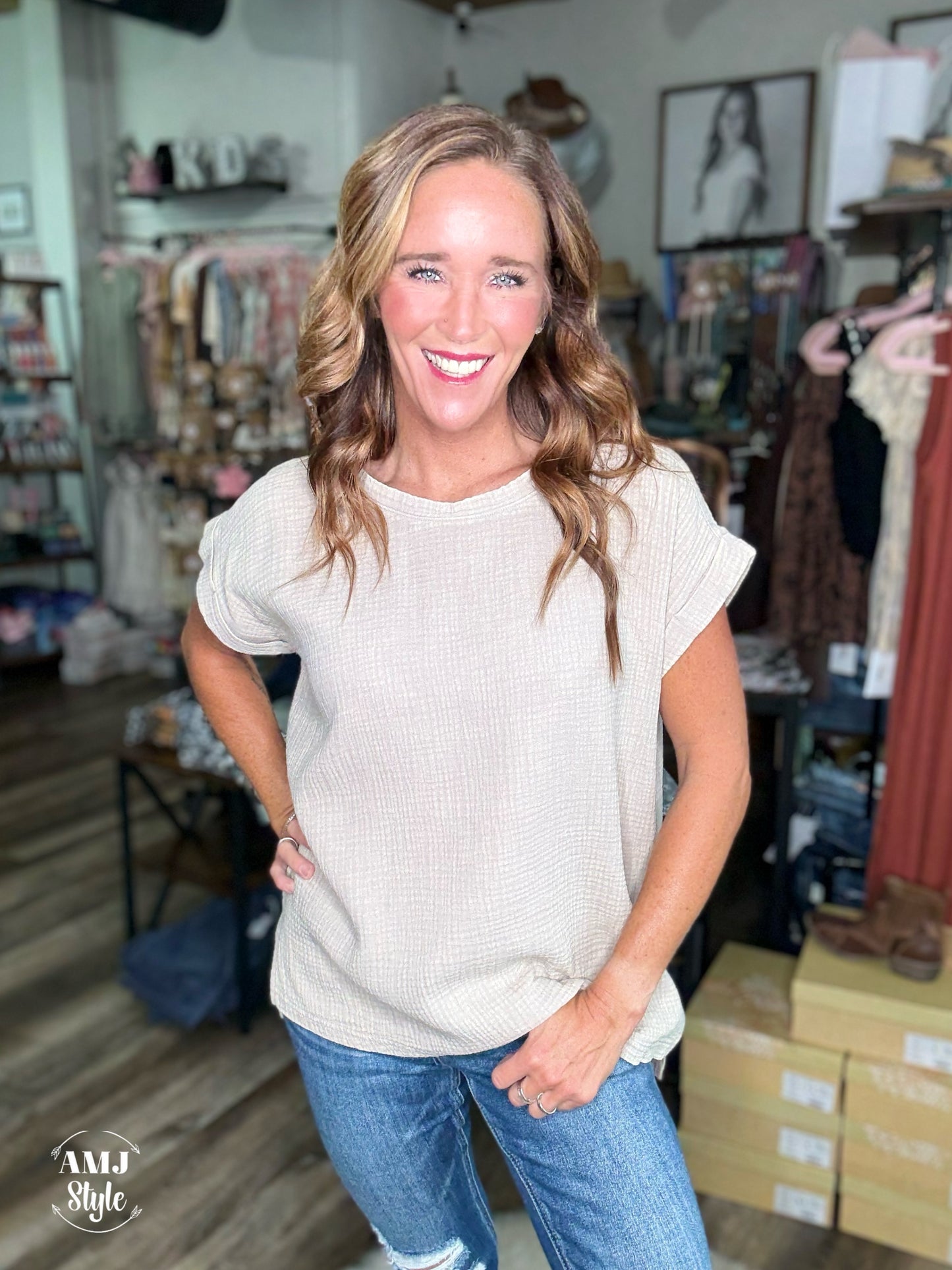 Solace Linen Top