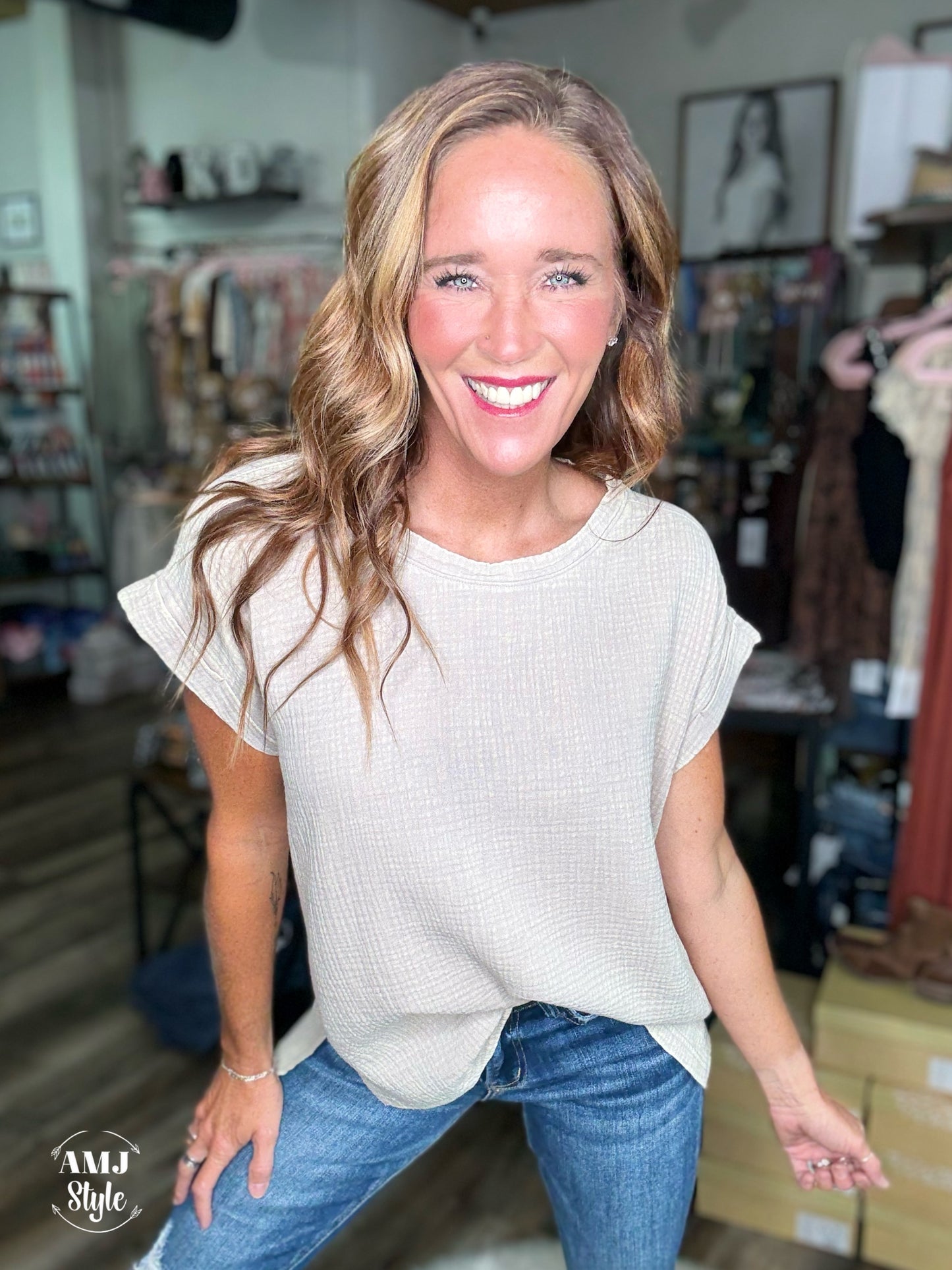 Solace Linen Top