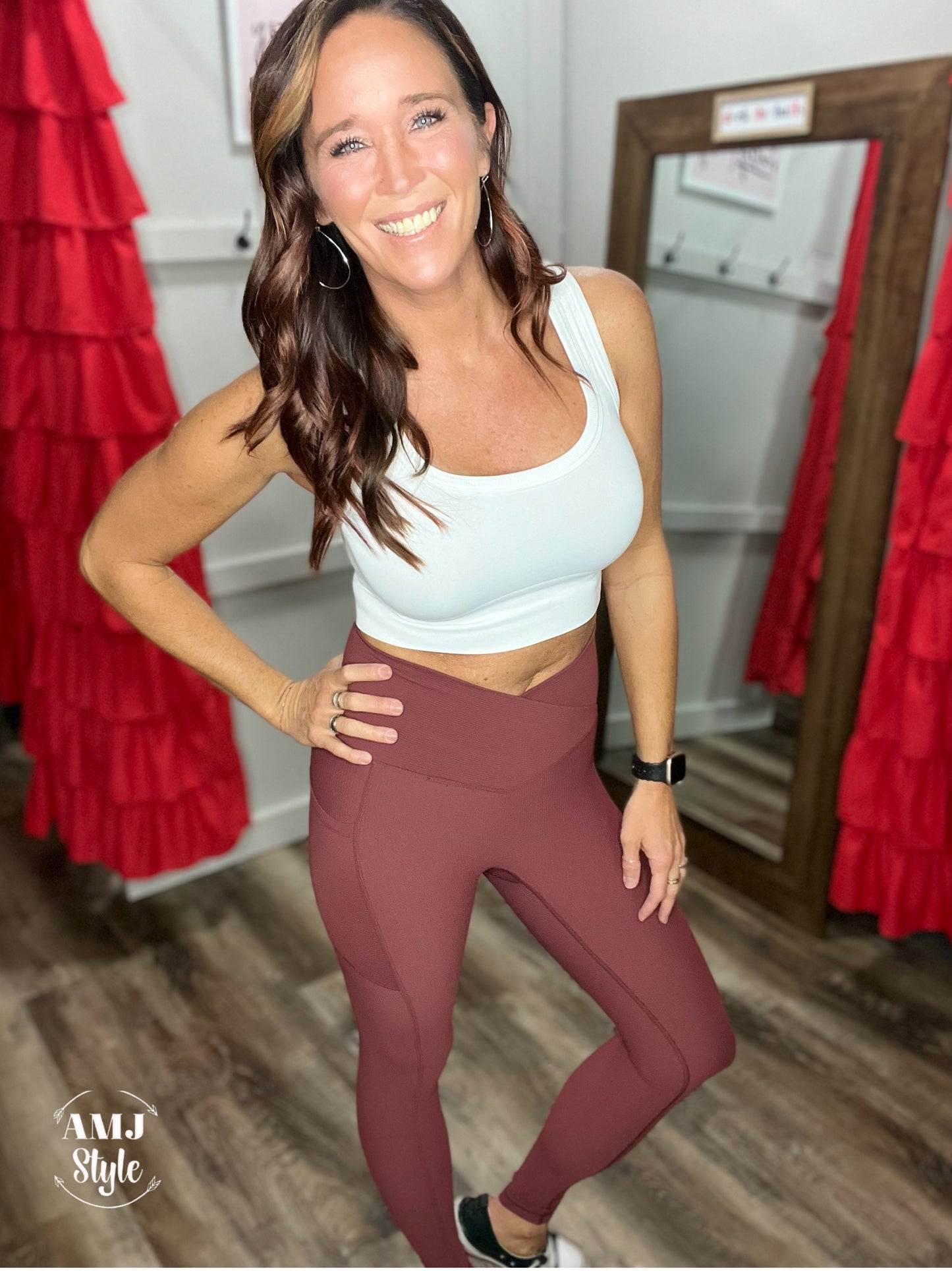 Trust Me Leggings - Burnt Umber