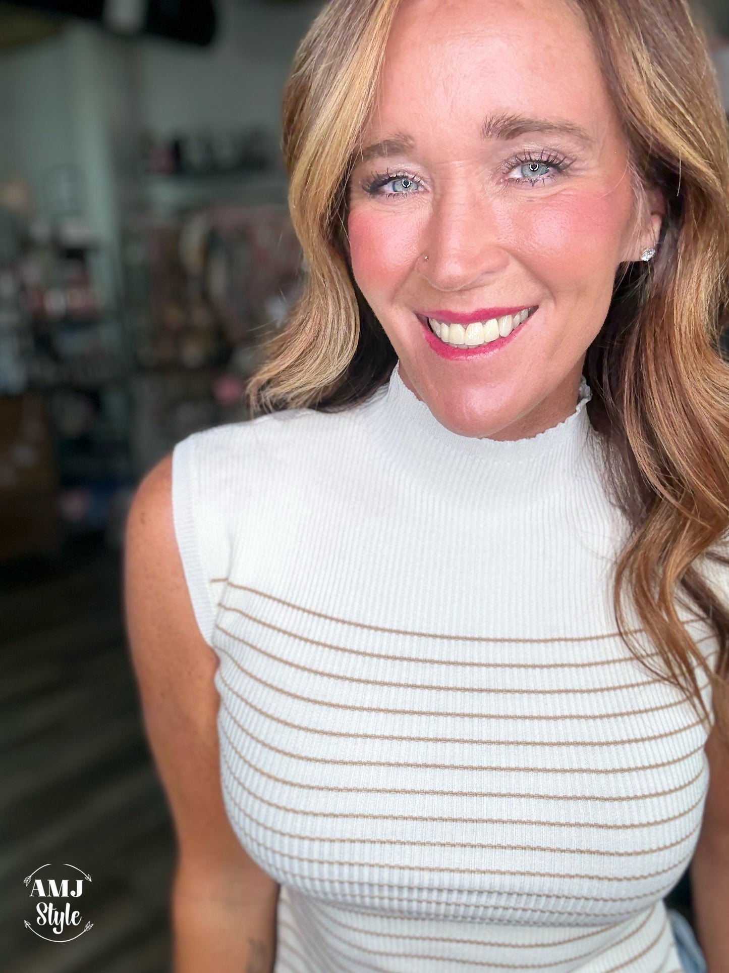 Ivory Hue Sweater Tank