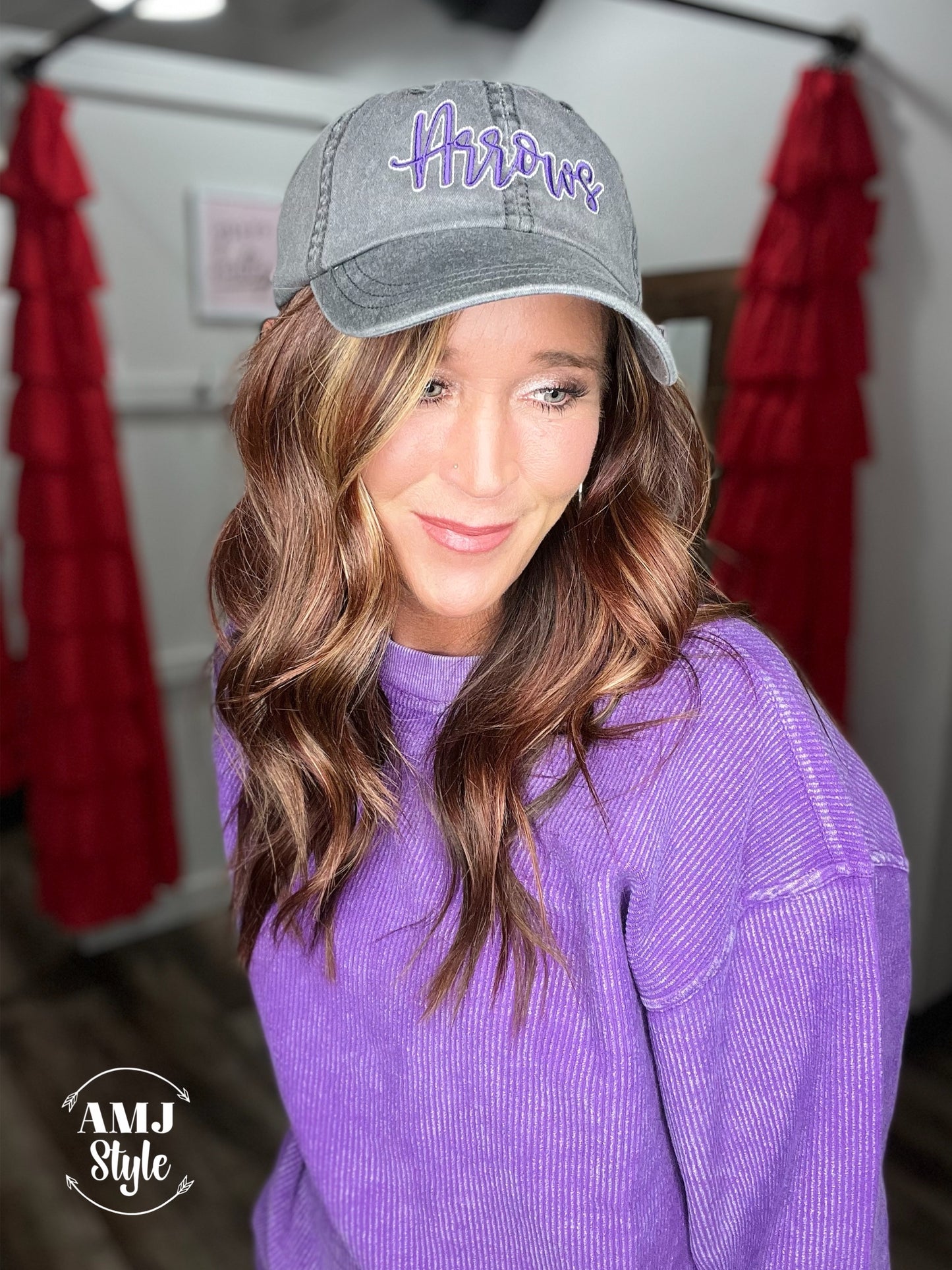 Embroidered Arrows Cap