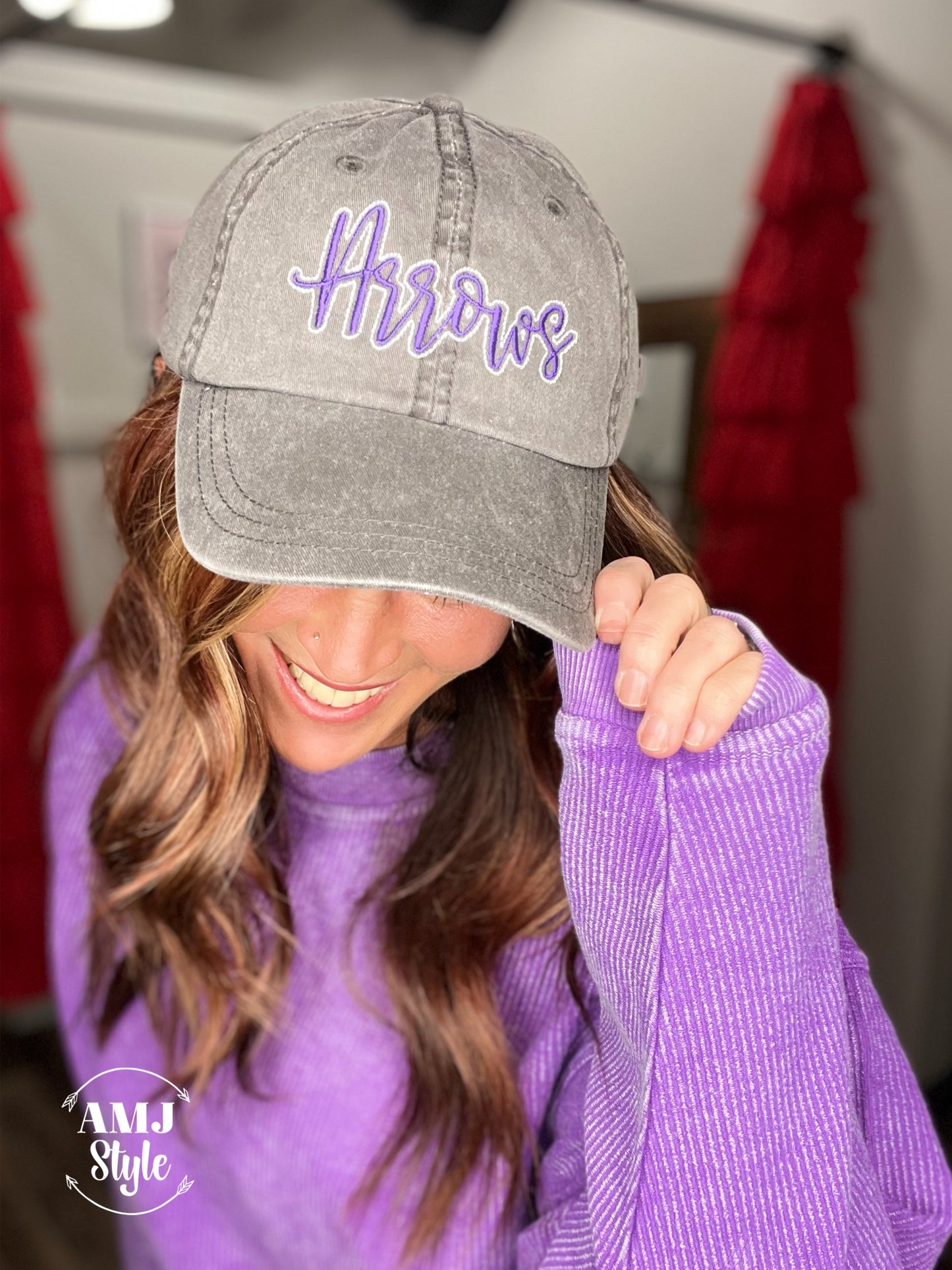 Embroidered Arrows Cap