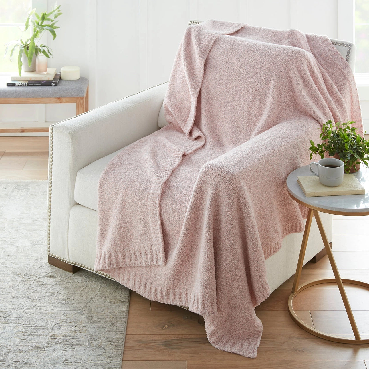 Heathered Cozy Knit Throw