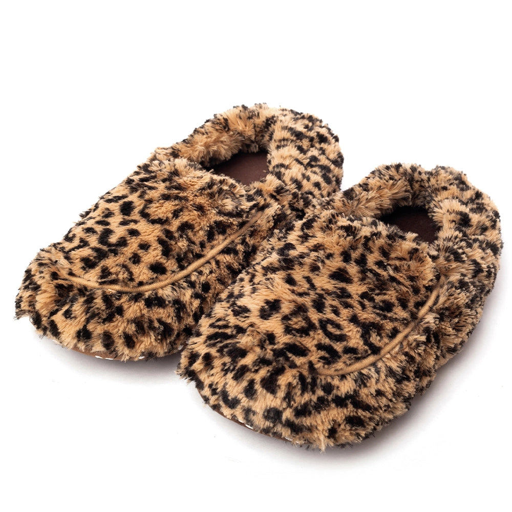 Warmies Slippers - Leopard