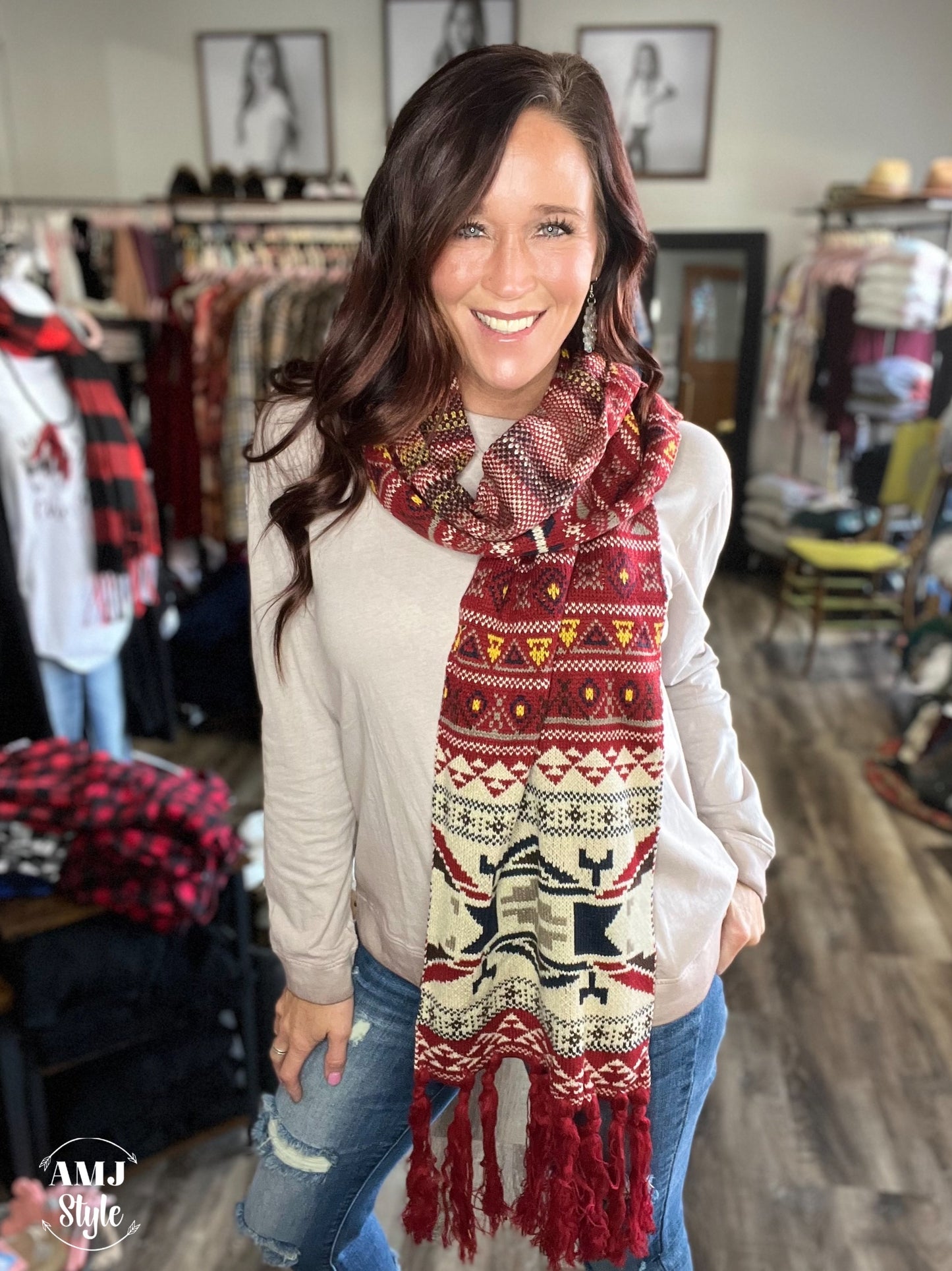 Western Knit Scarf