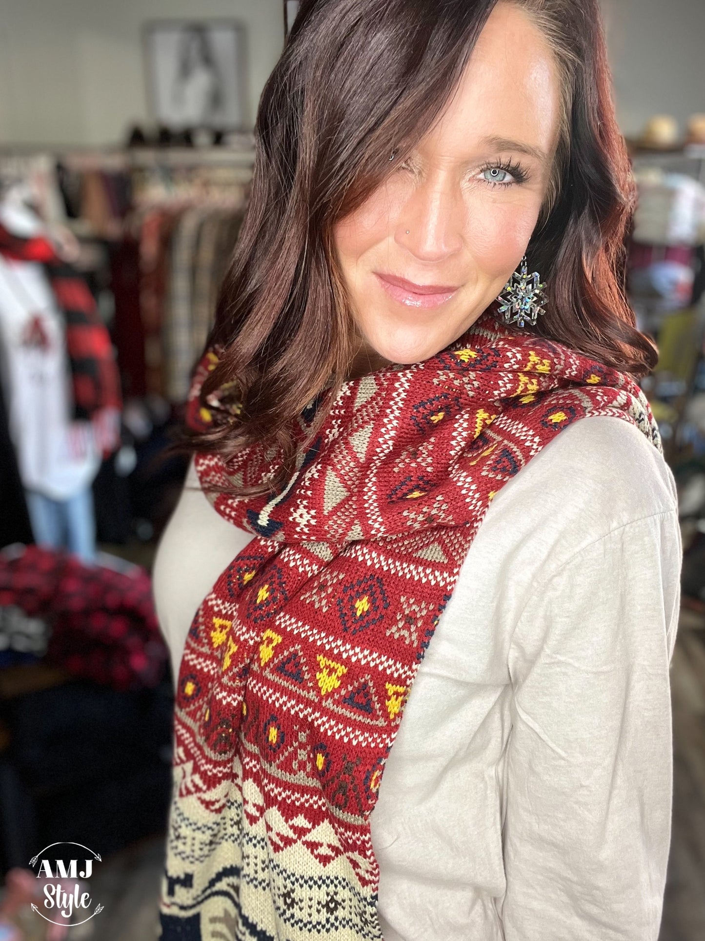 Western Knit Scarf