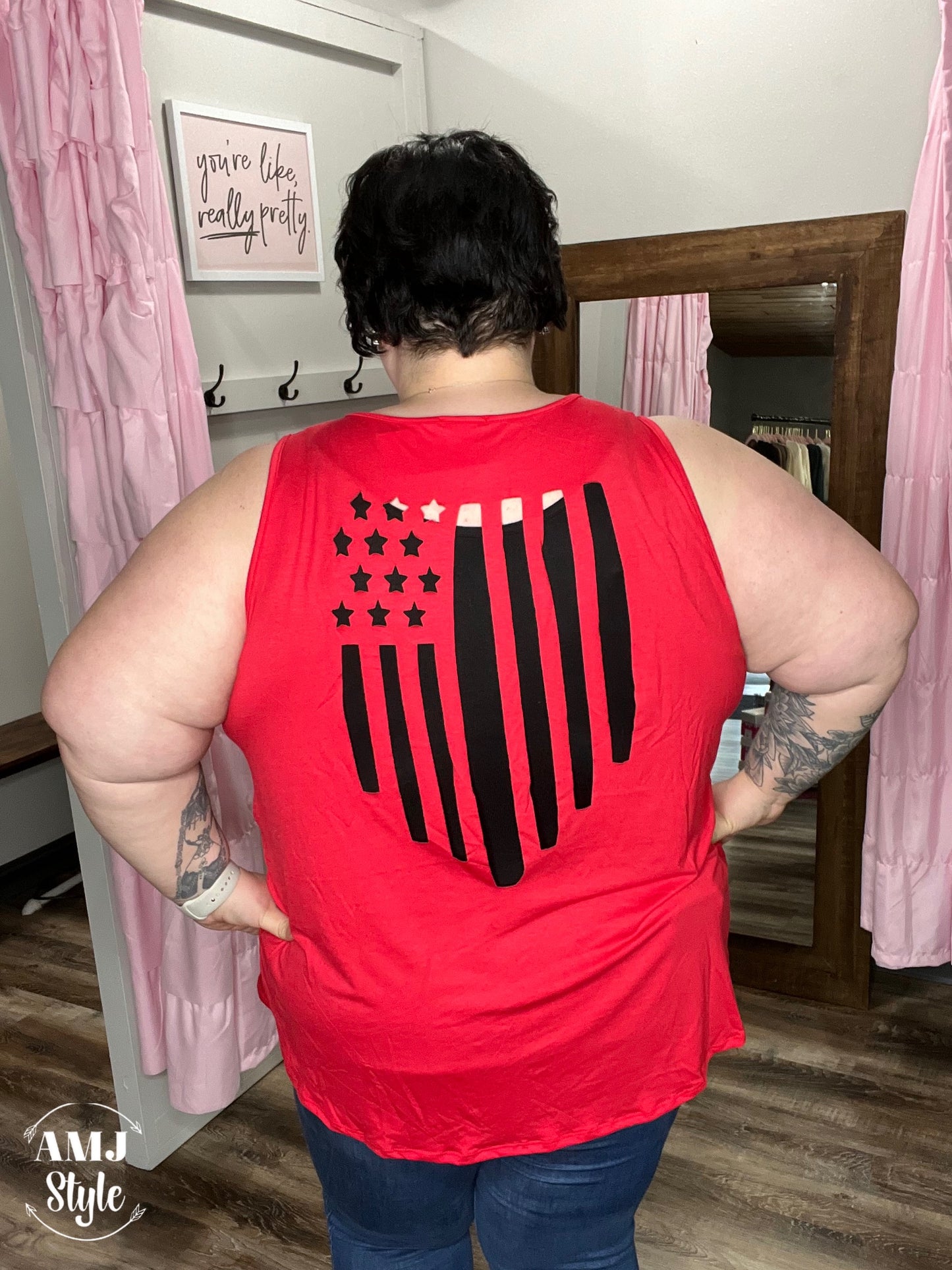 All American Laser Cut Tank