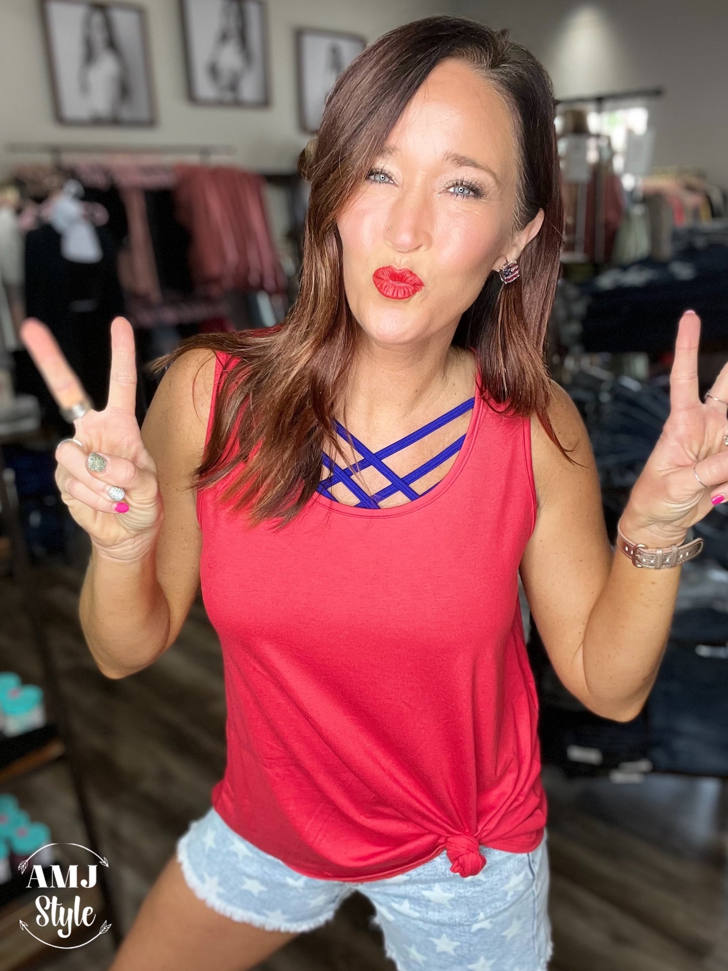All American Laser Cut Tank