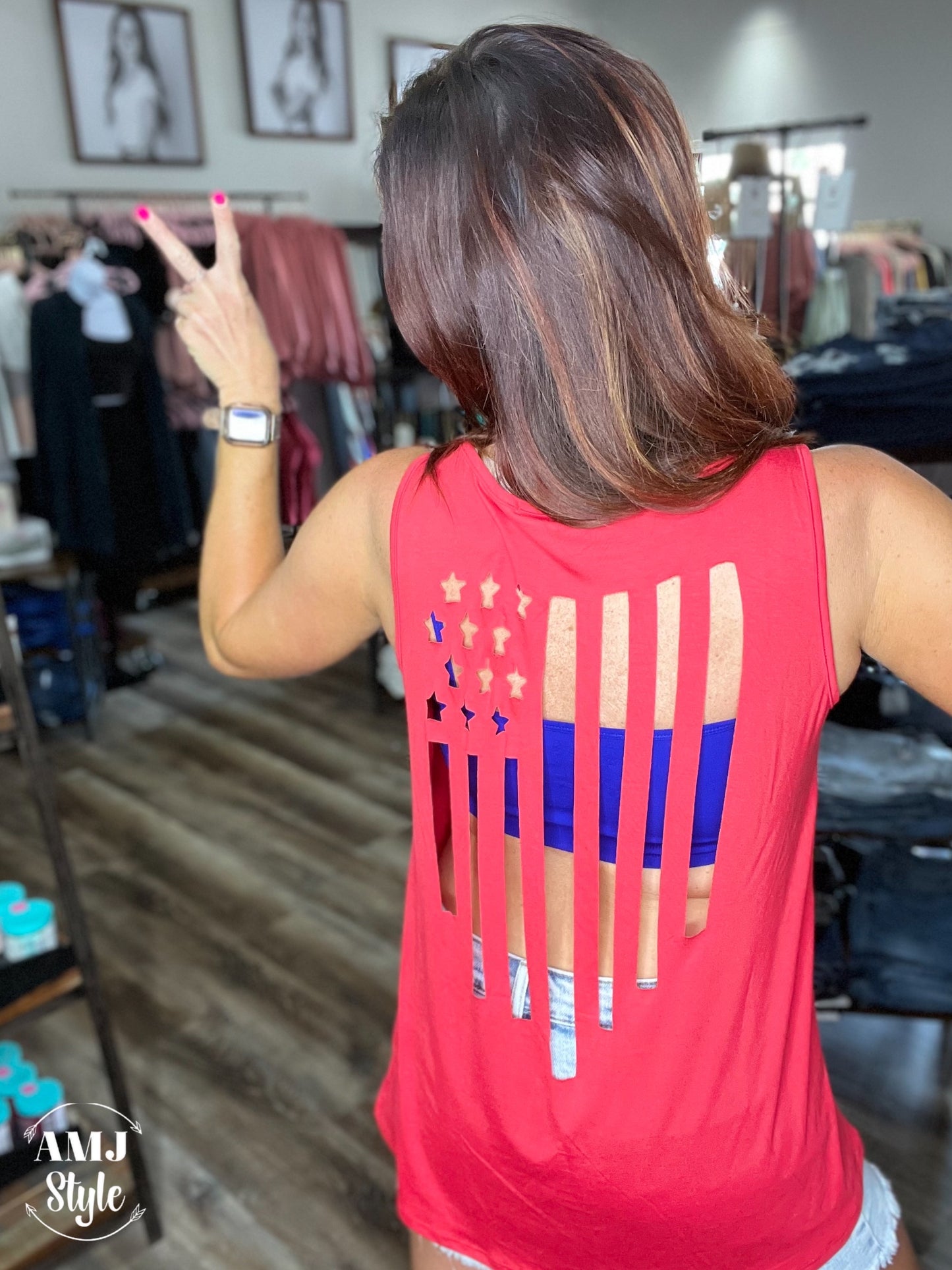 All American Laser Cut Tank