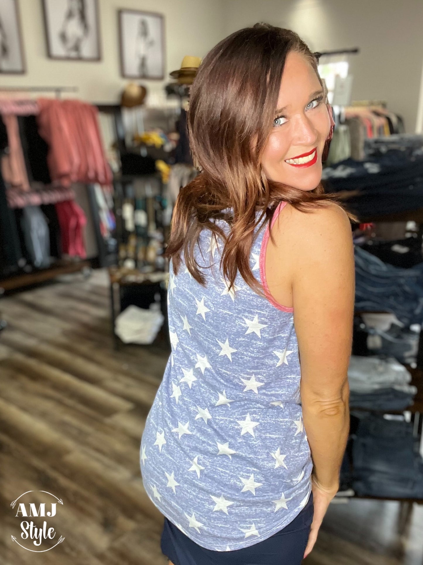 All American Sparkle Pocket Tank