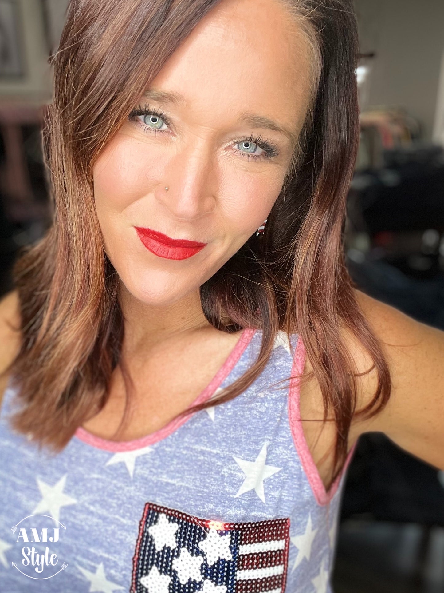 All American Sparkle Pocket Tank