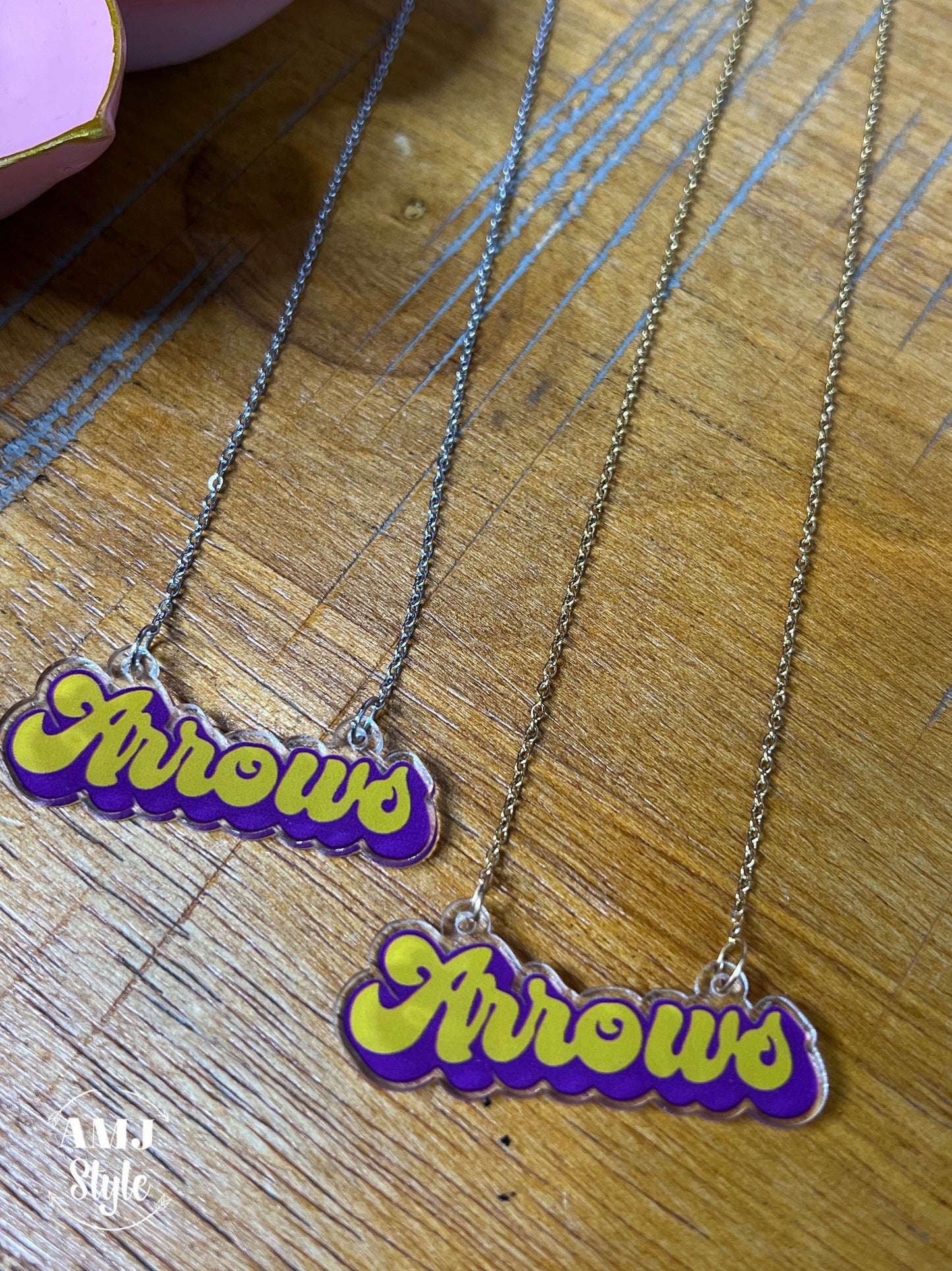 Retro Arrows Necklace