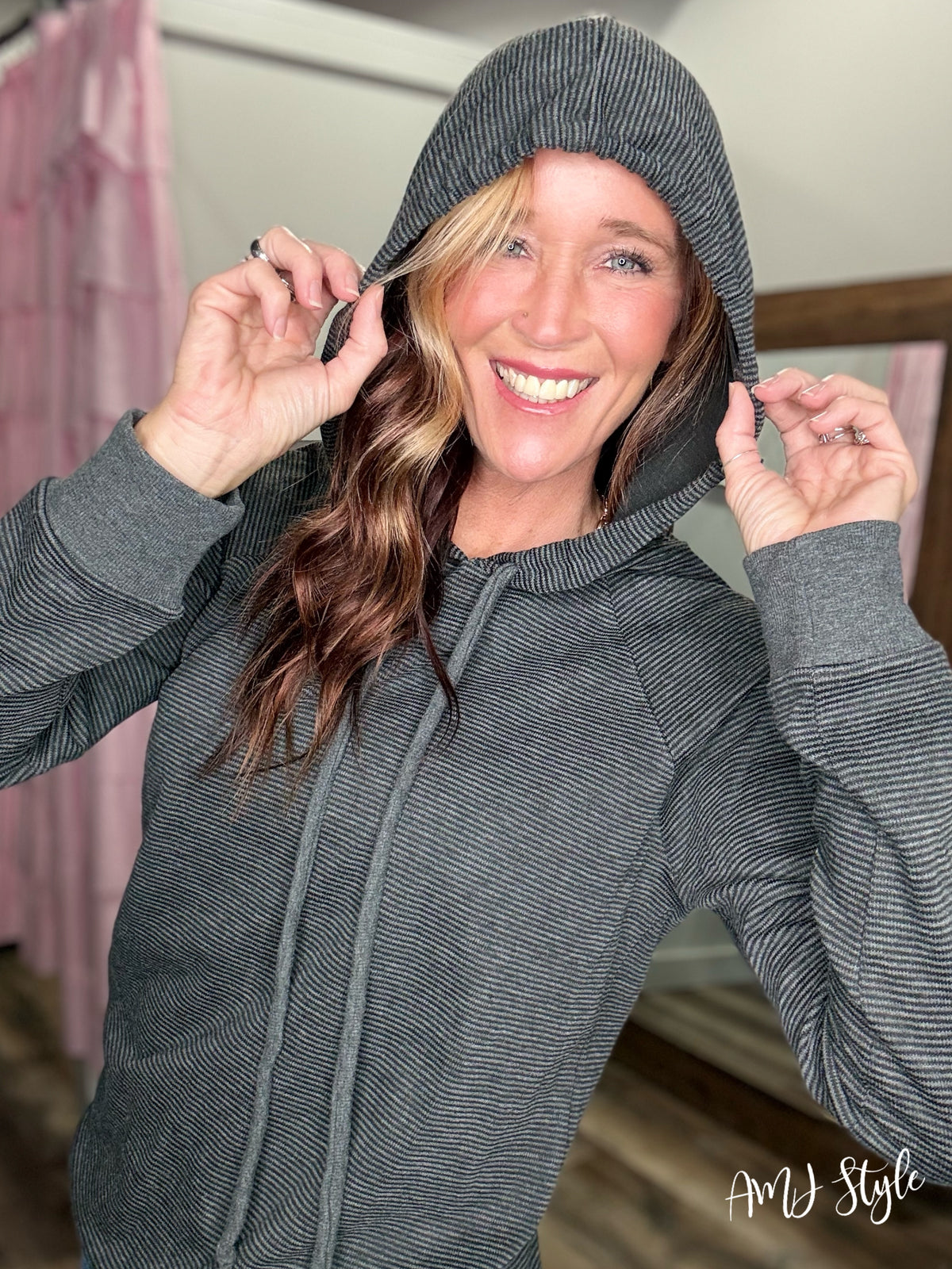 Shadow & Stripe Pullover