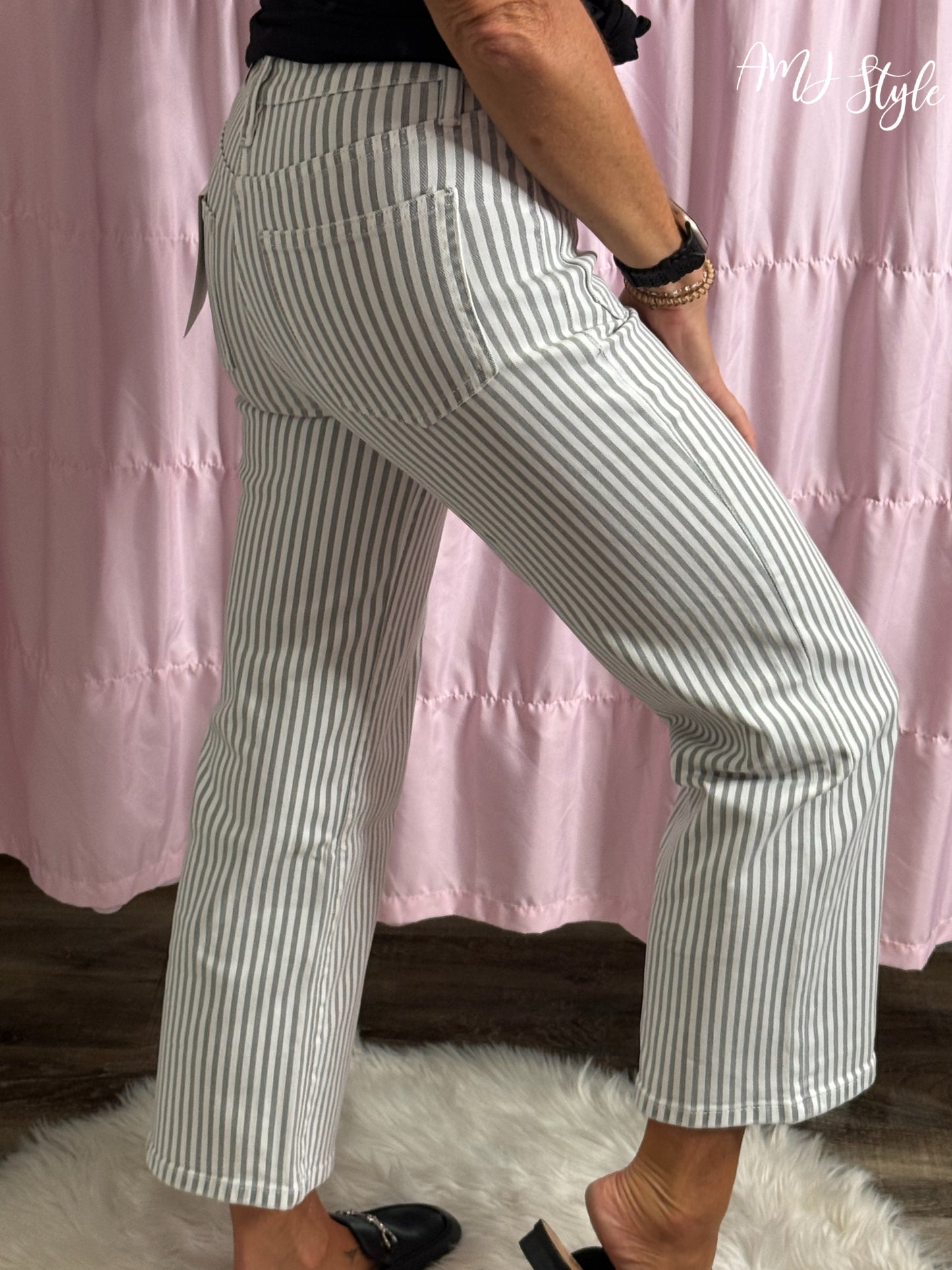 Pebble Stripe Denim
