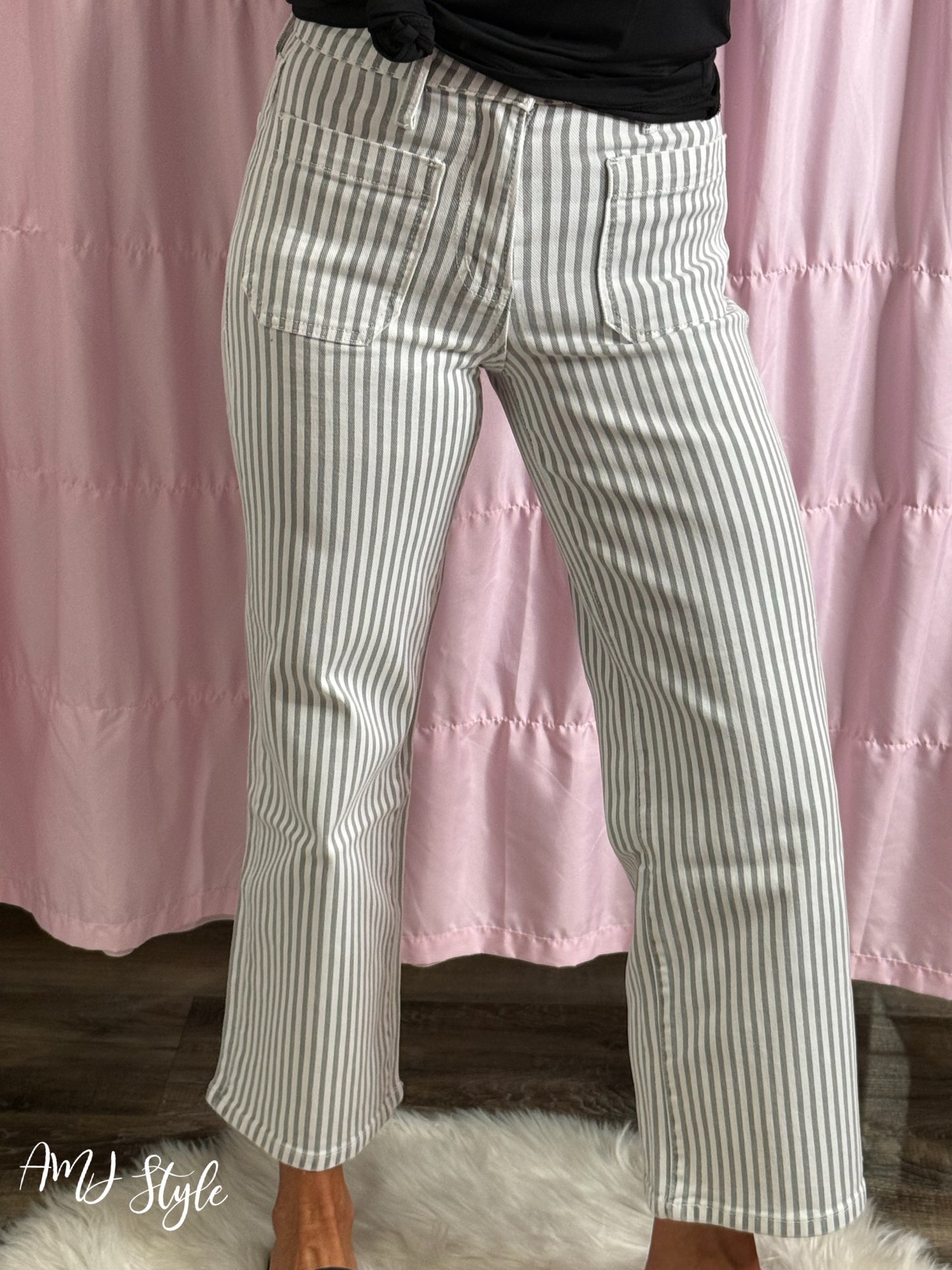 Pebble Stripe Denim