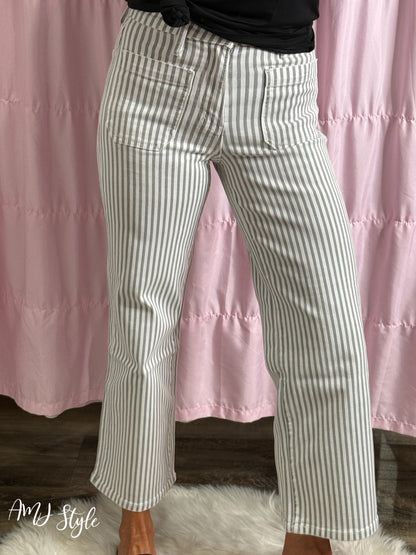 Pebble Stripe Denim