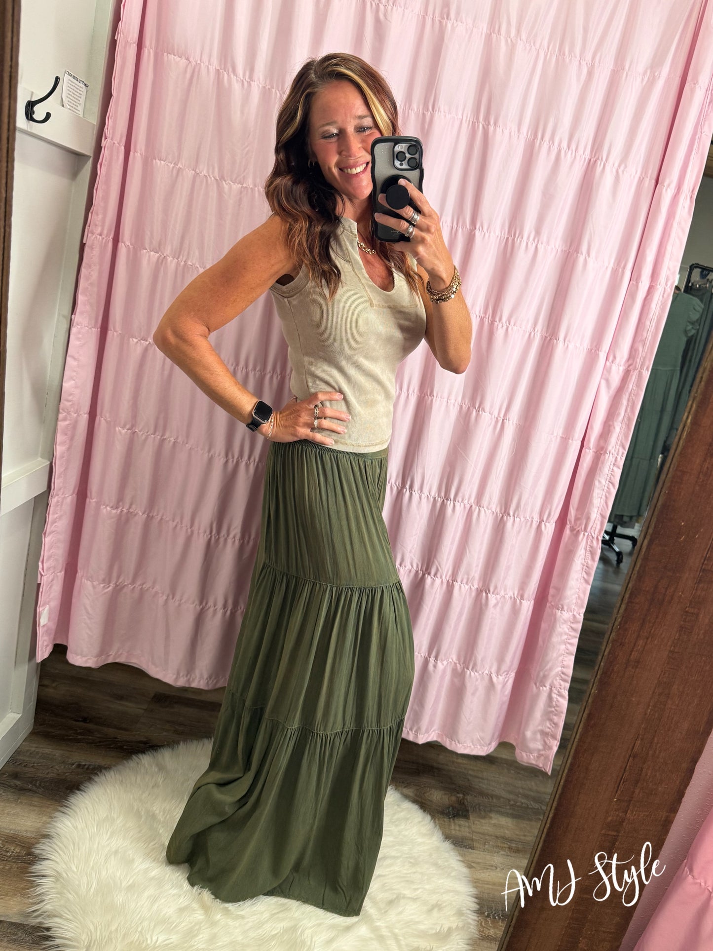 Cascading Pants - Olive
