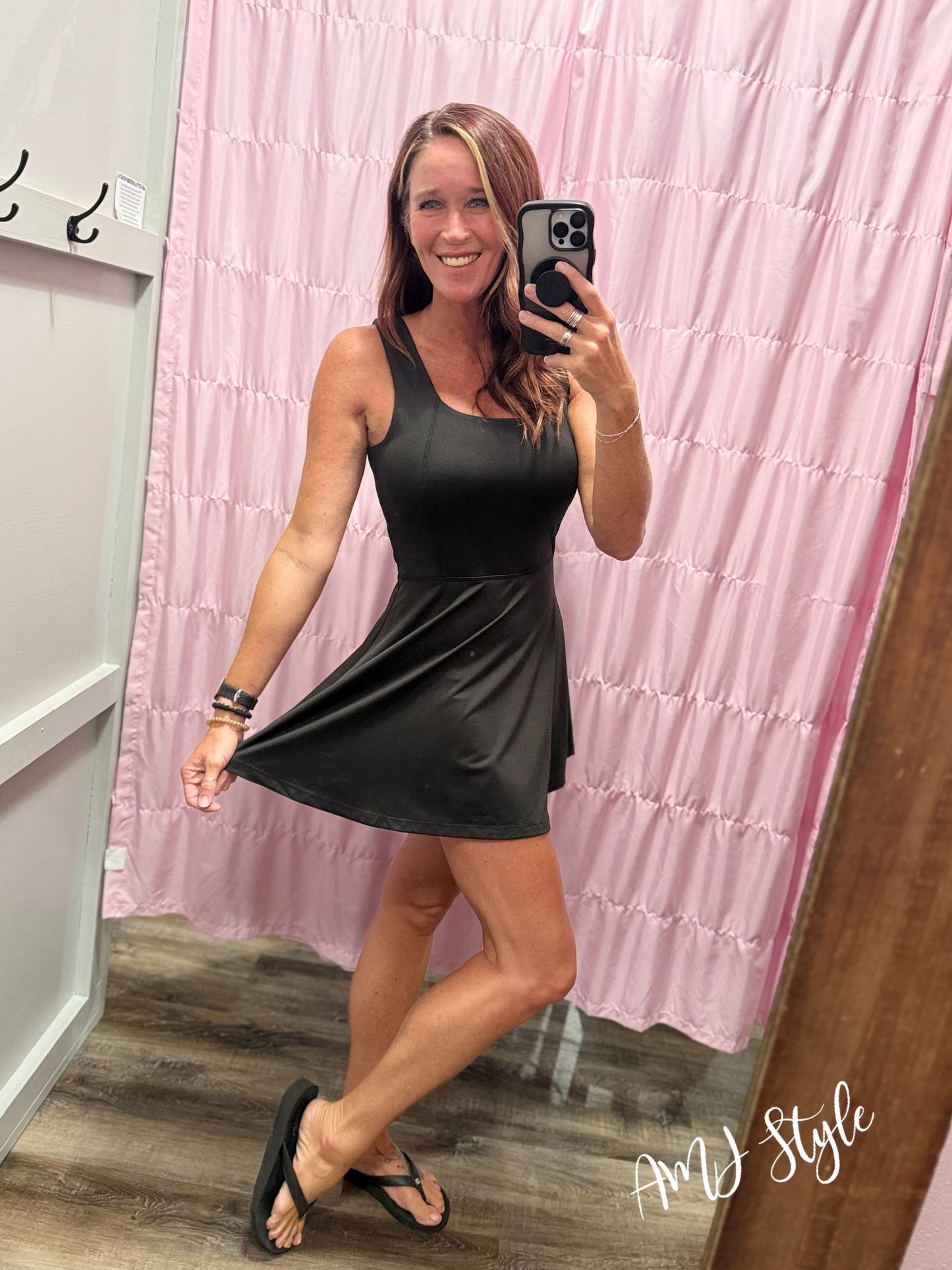 Court Side Romper - Black