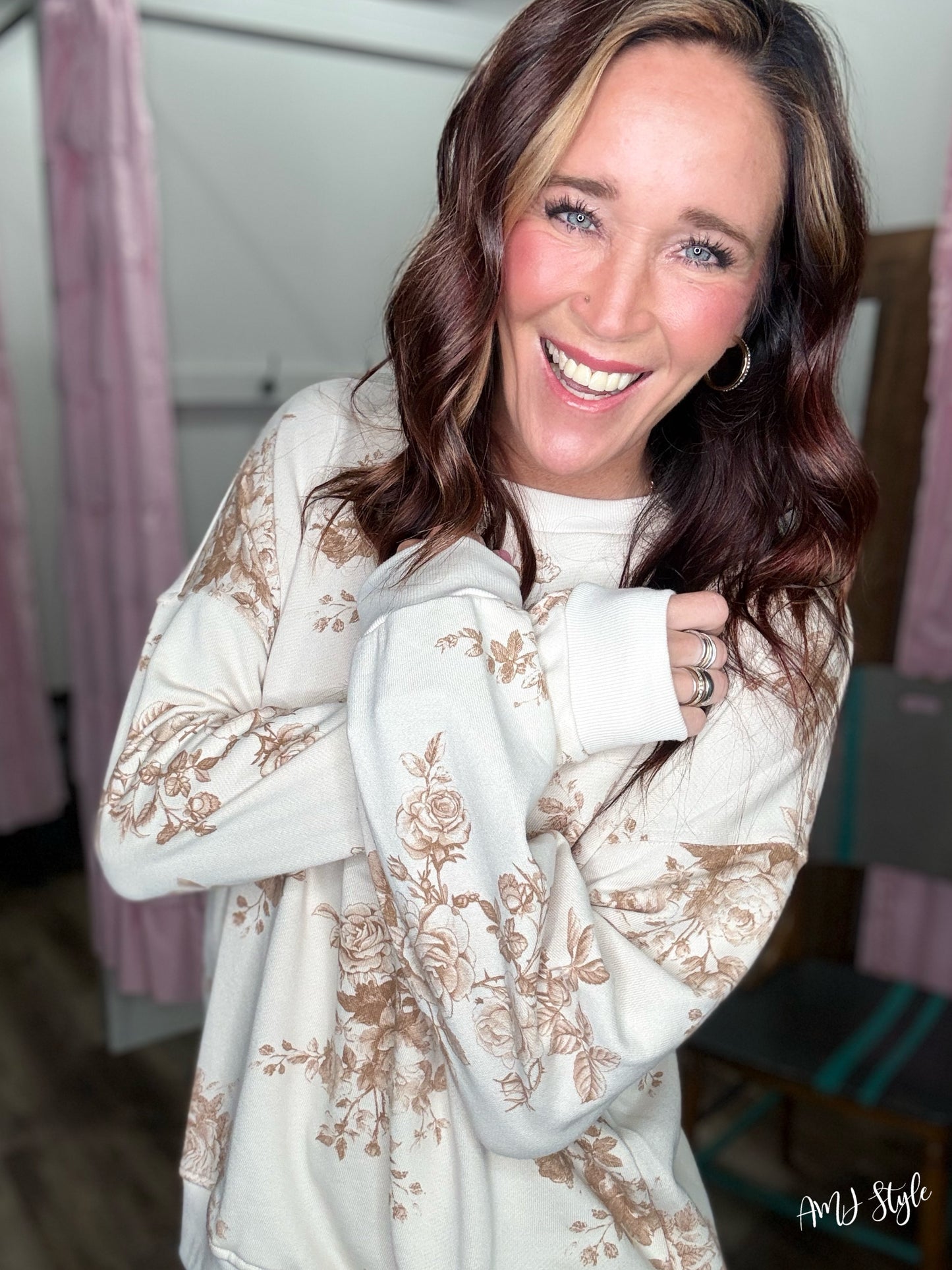 Honeyed Bloom Pullover