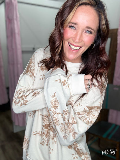 Honeyed Bloom Pullover