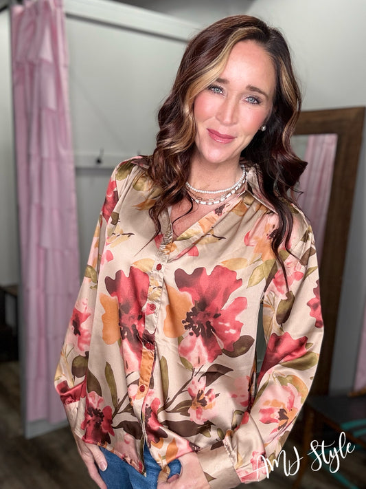 Garden of Grace Button Down