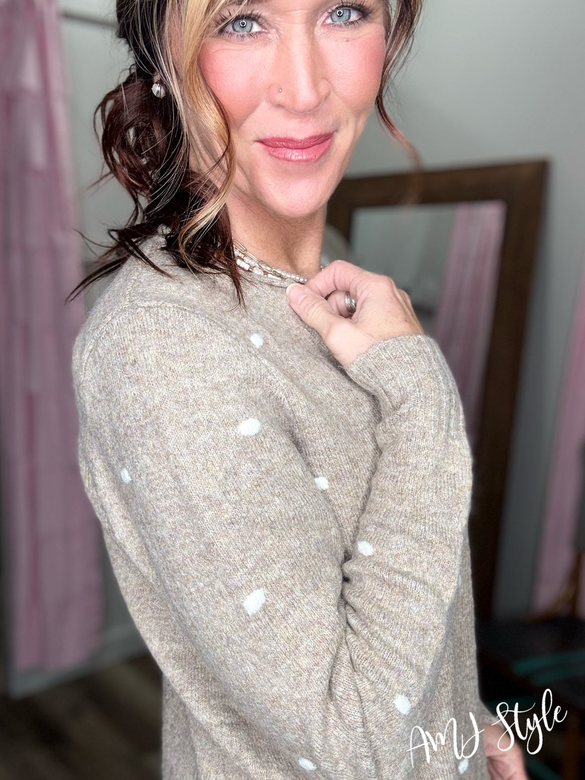 Snuggle & Sprinkles Cardi - Mocha